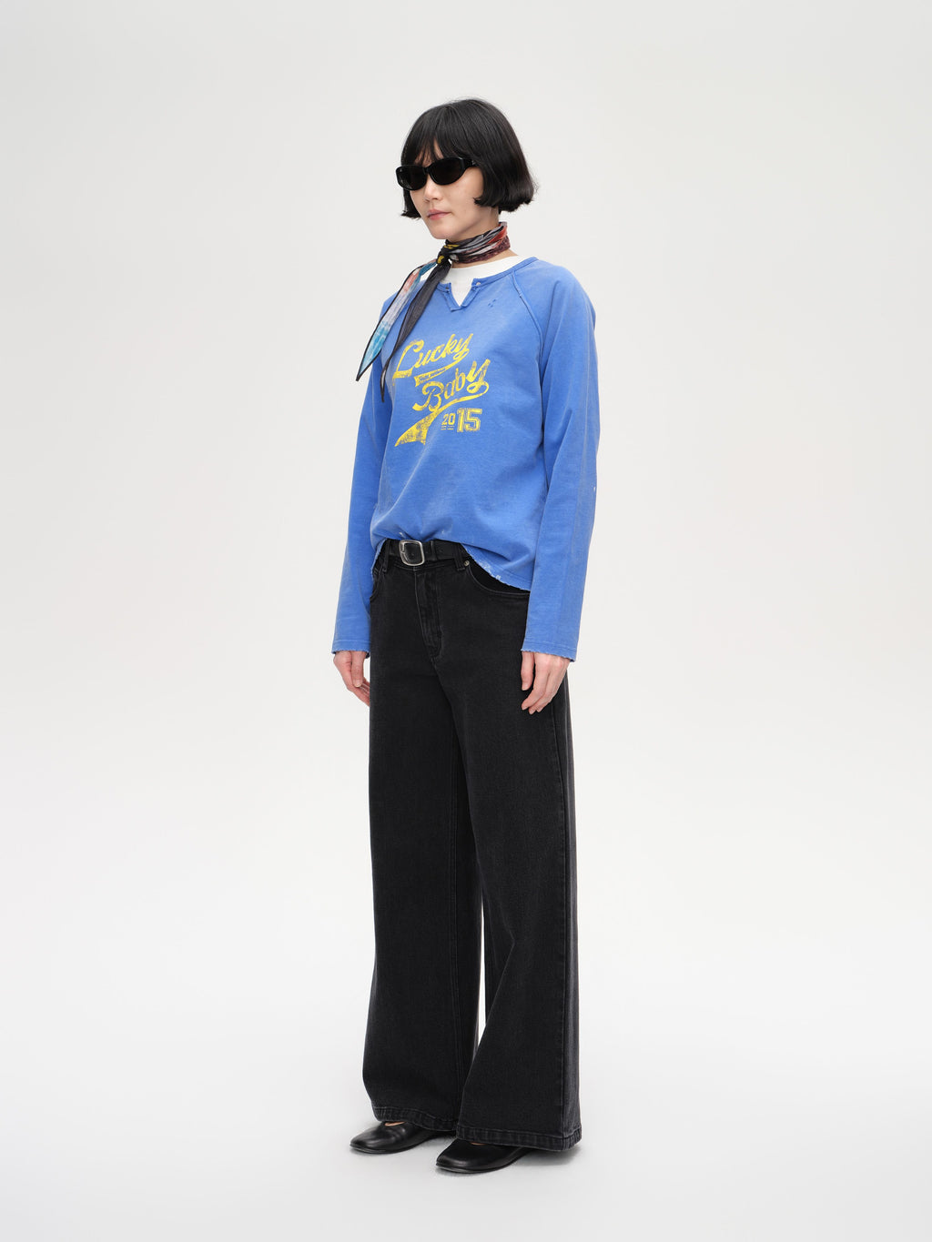 Retro Print Raglan T‑Shirt - 3