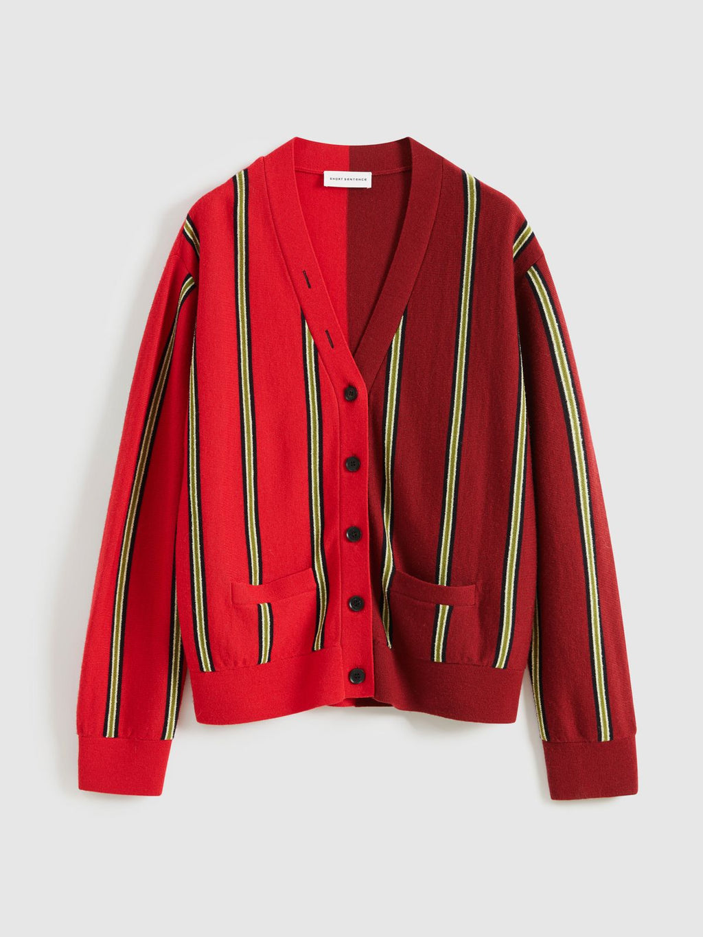 Colorblock Stripe Cardigan - 8