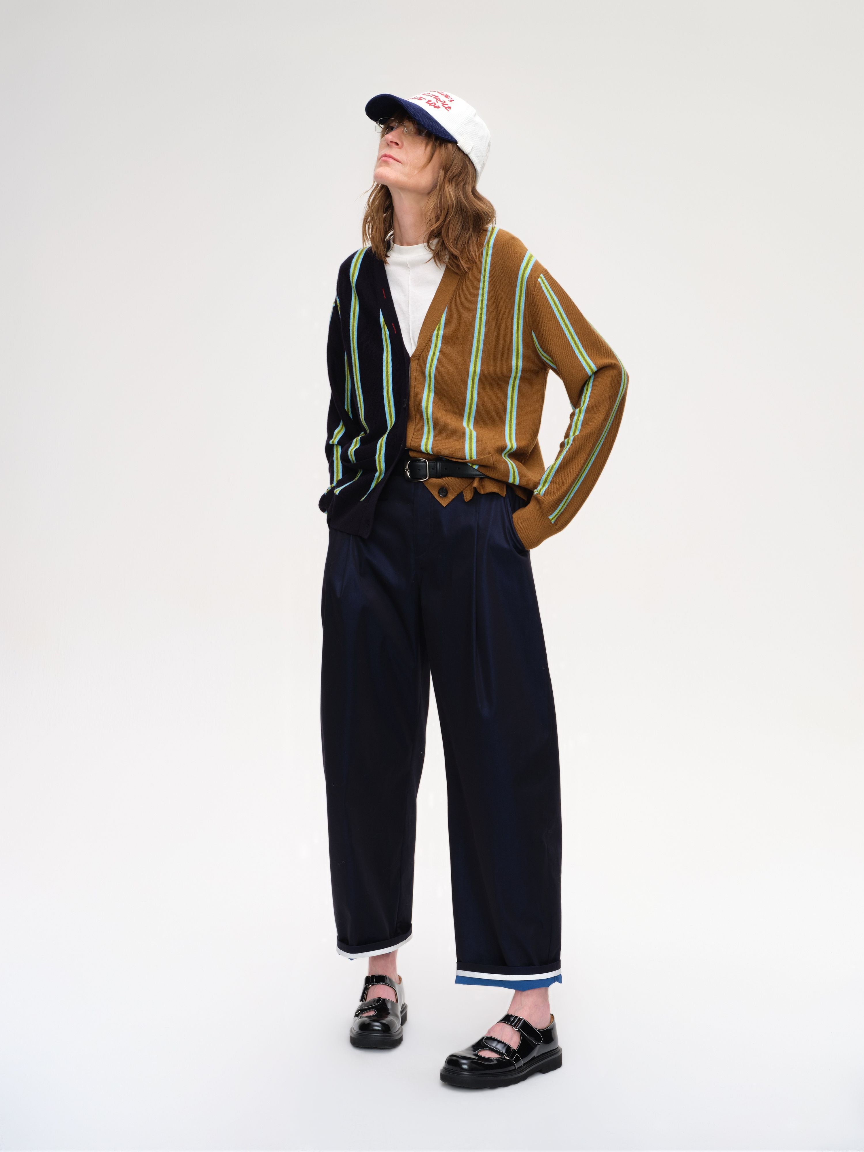 Colorblock Stripe Cardigan - 2