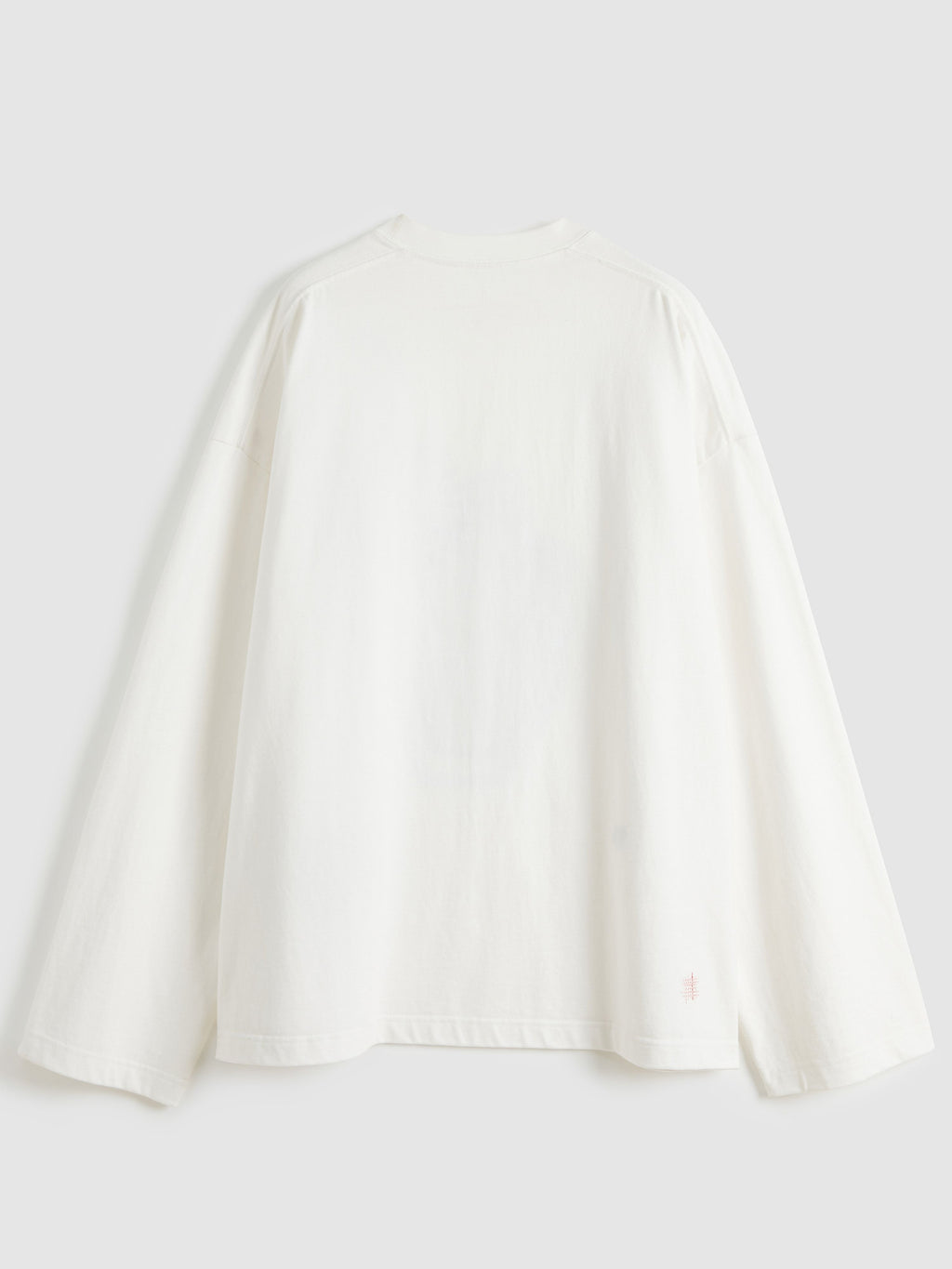 Appliqué Loose Long Sleeve T-Shirt - 6