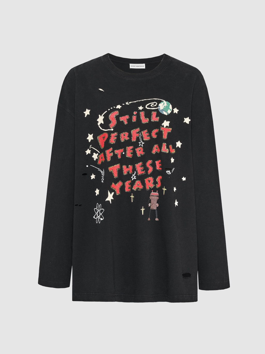 Space Print Long Sleeve T-shirt - 6