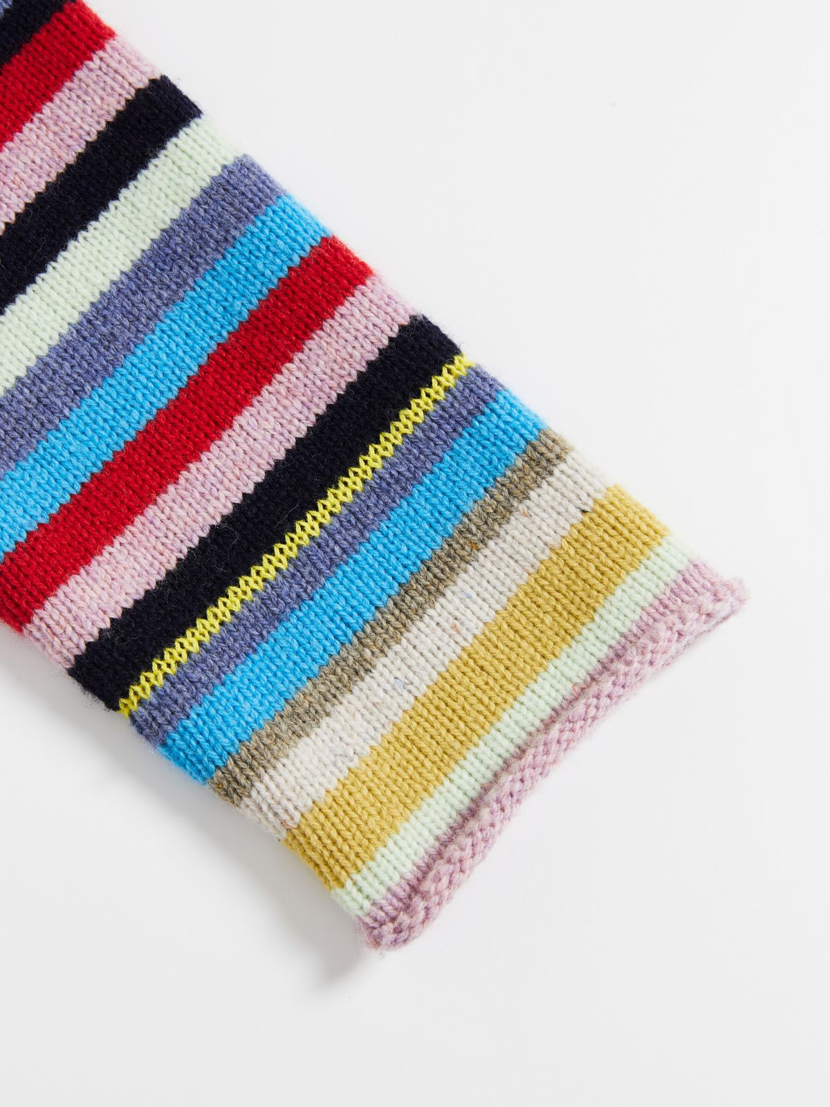 Colorful Striped Multi-Button Cardigan - 5
