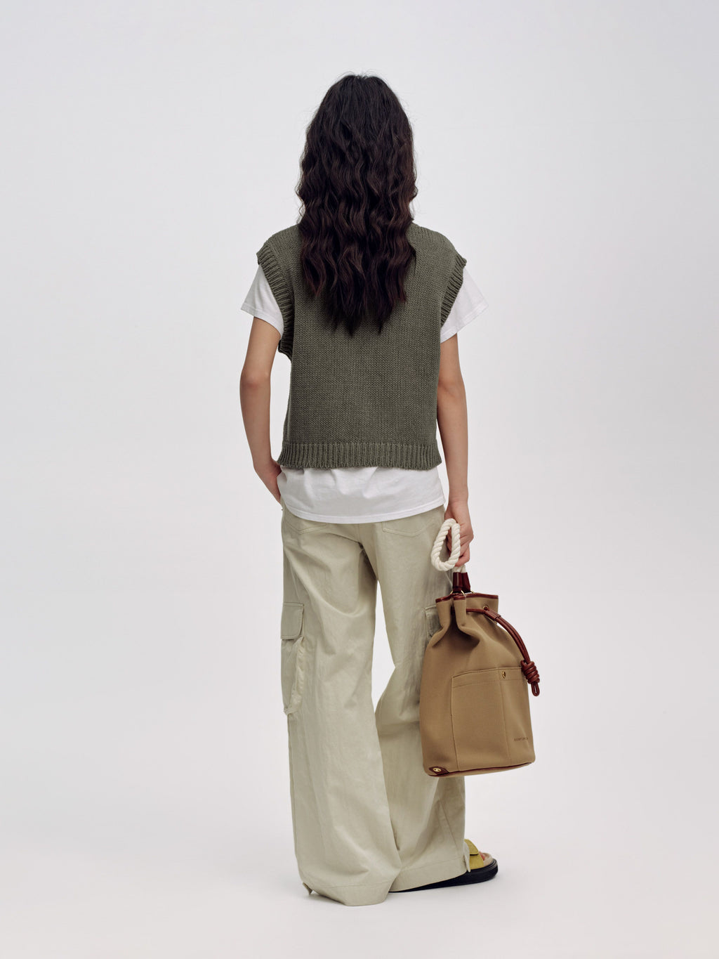 Distressed Washed Cargo Trousers - 3