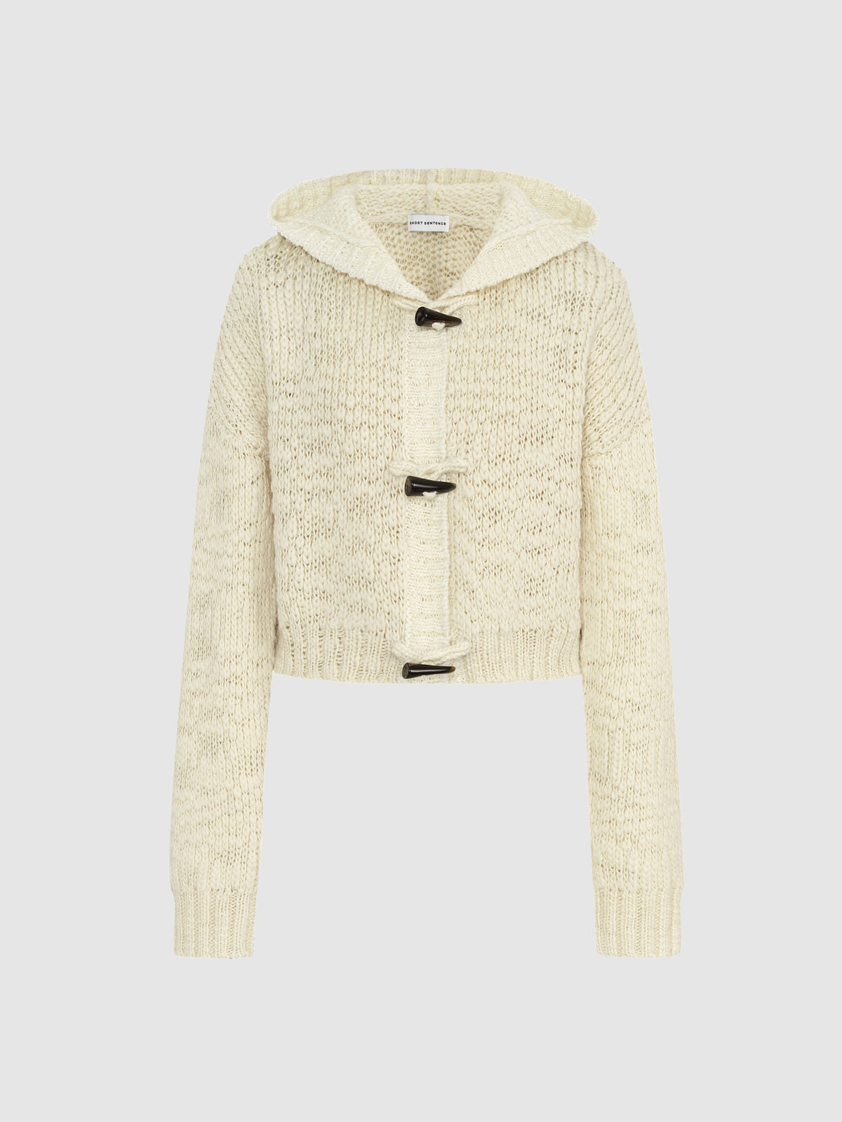 Handwork Wool Cropped Cardigan - 7