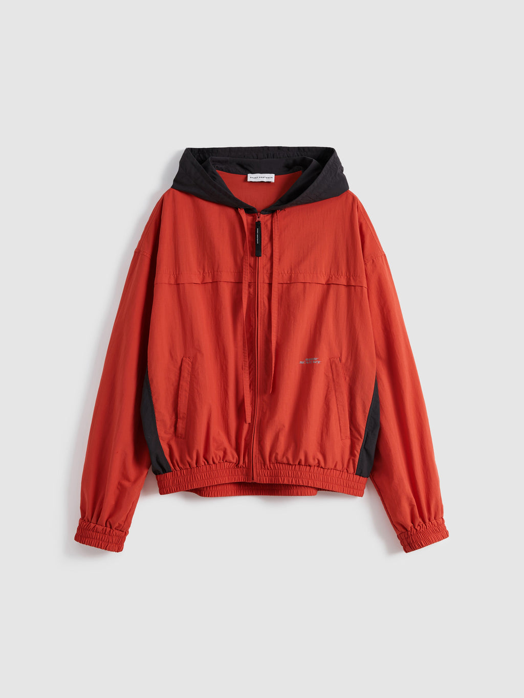 Hooded Colorblock Bomber Jacket - 8