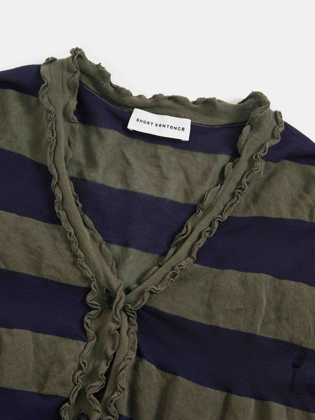 Crinkle Striped Cardigan - 4