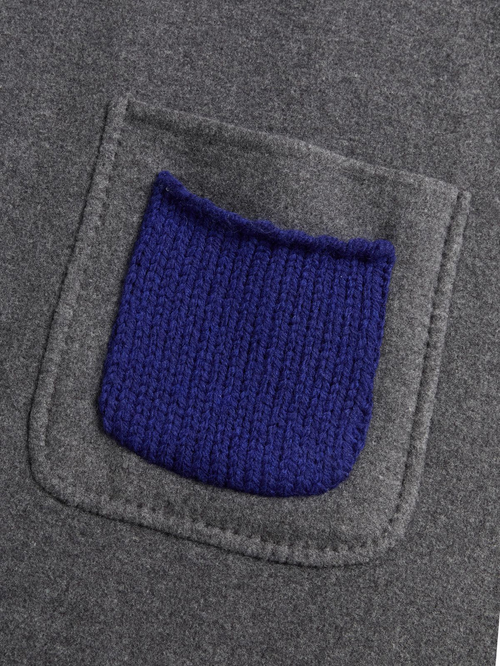 Knitted Lapel Double-Face Coat - 4