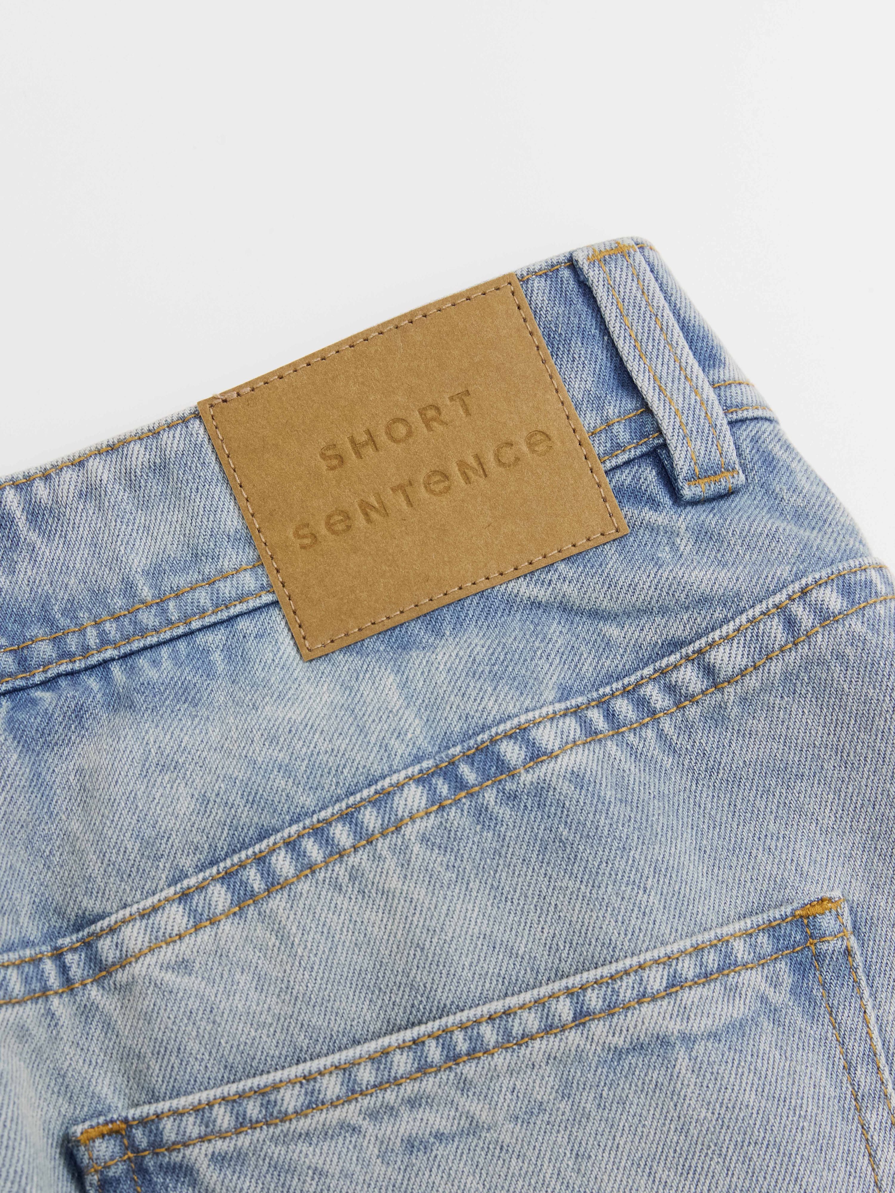 Buckled Denim Culottes - 7
