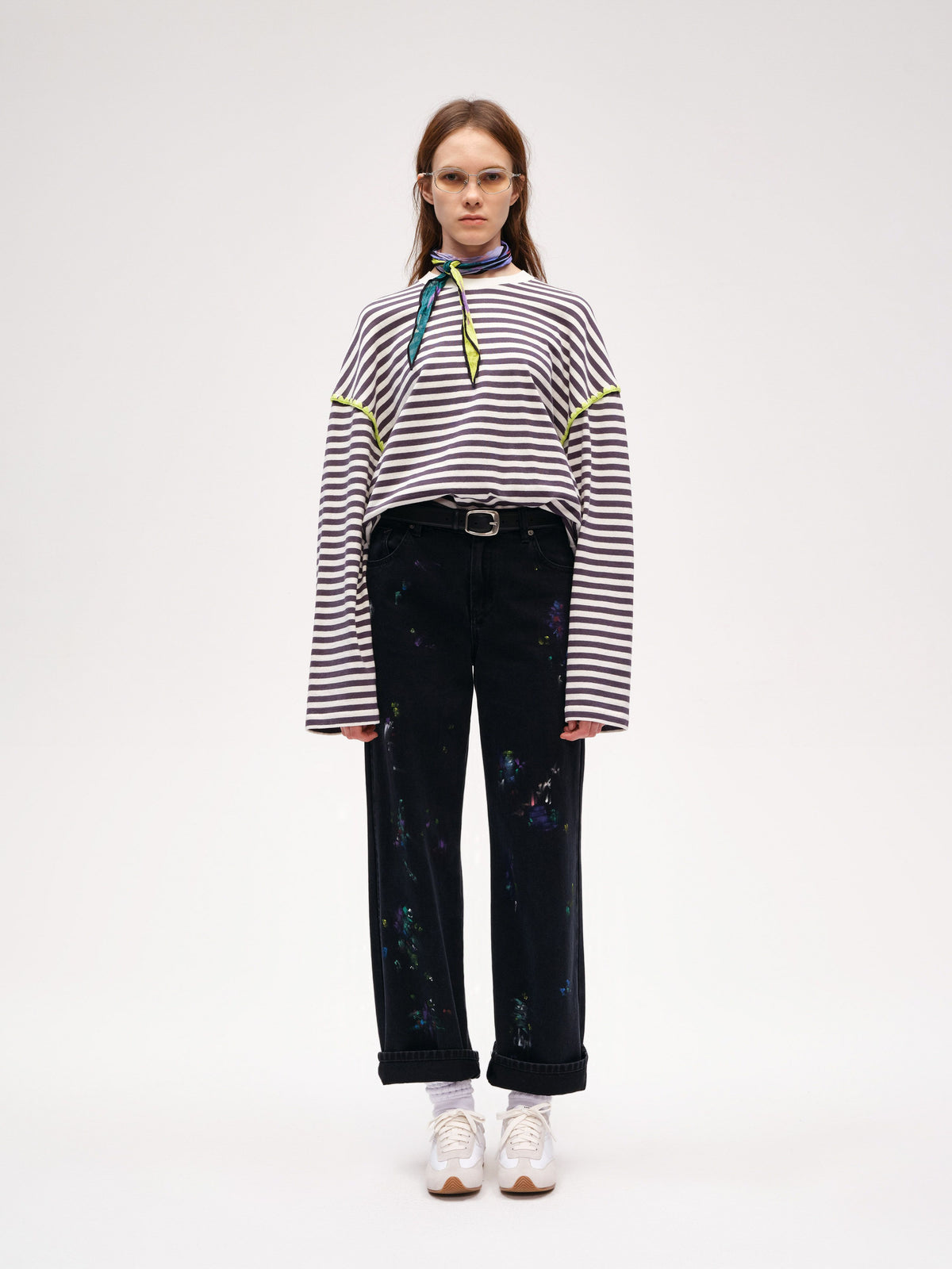 Mid-rise Straight Painter’s Jeans - 2