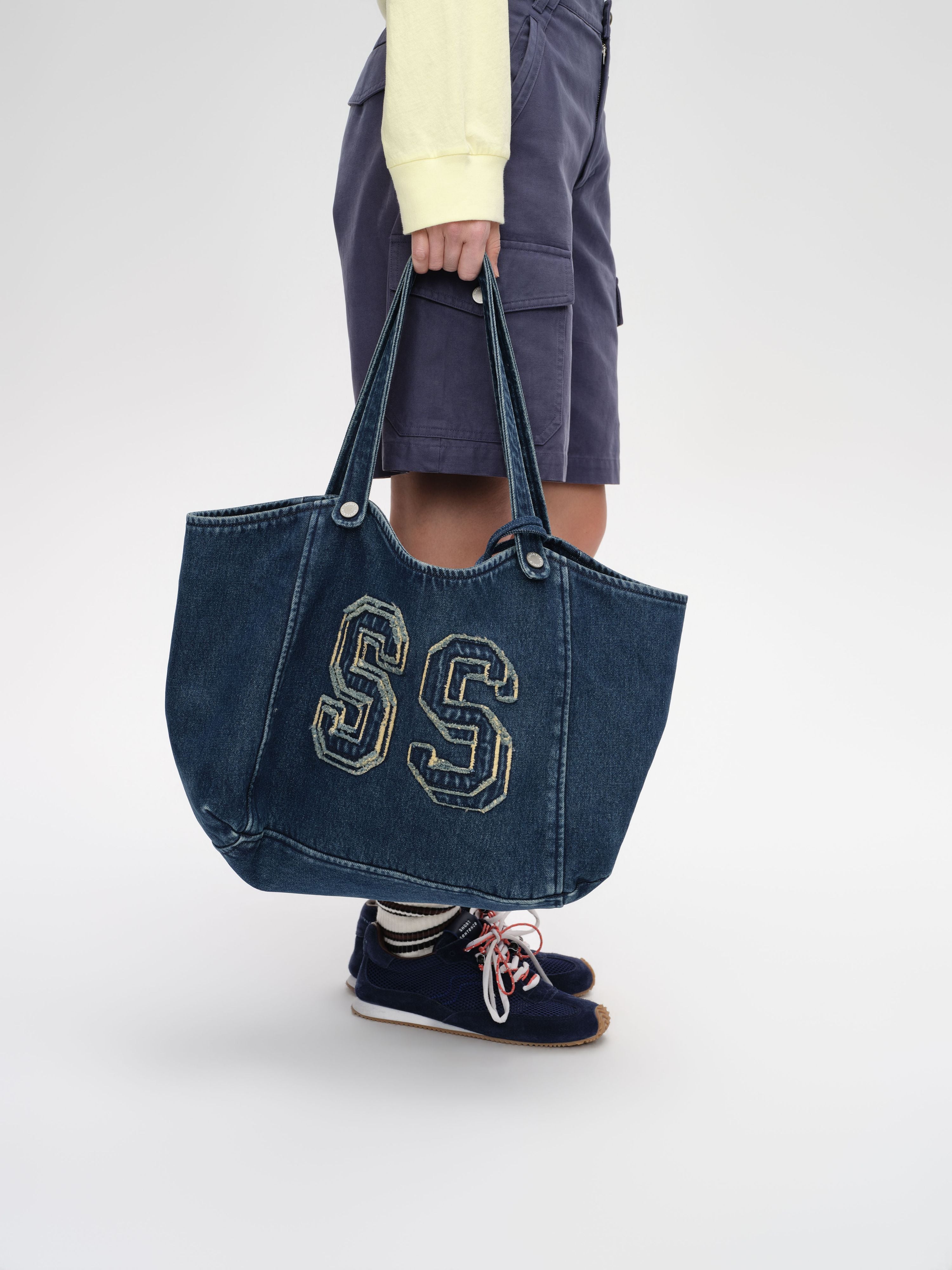 SS‑Logo Denim Bag - 1