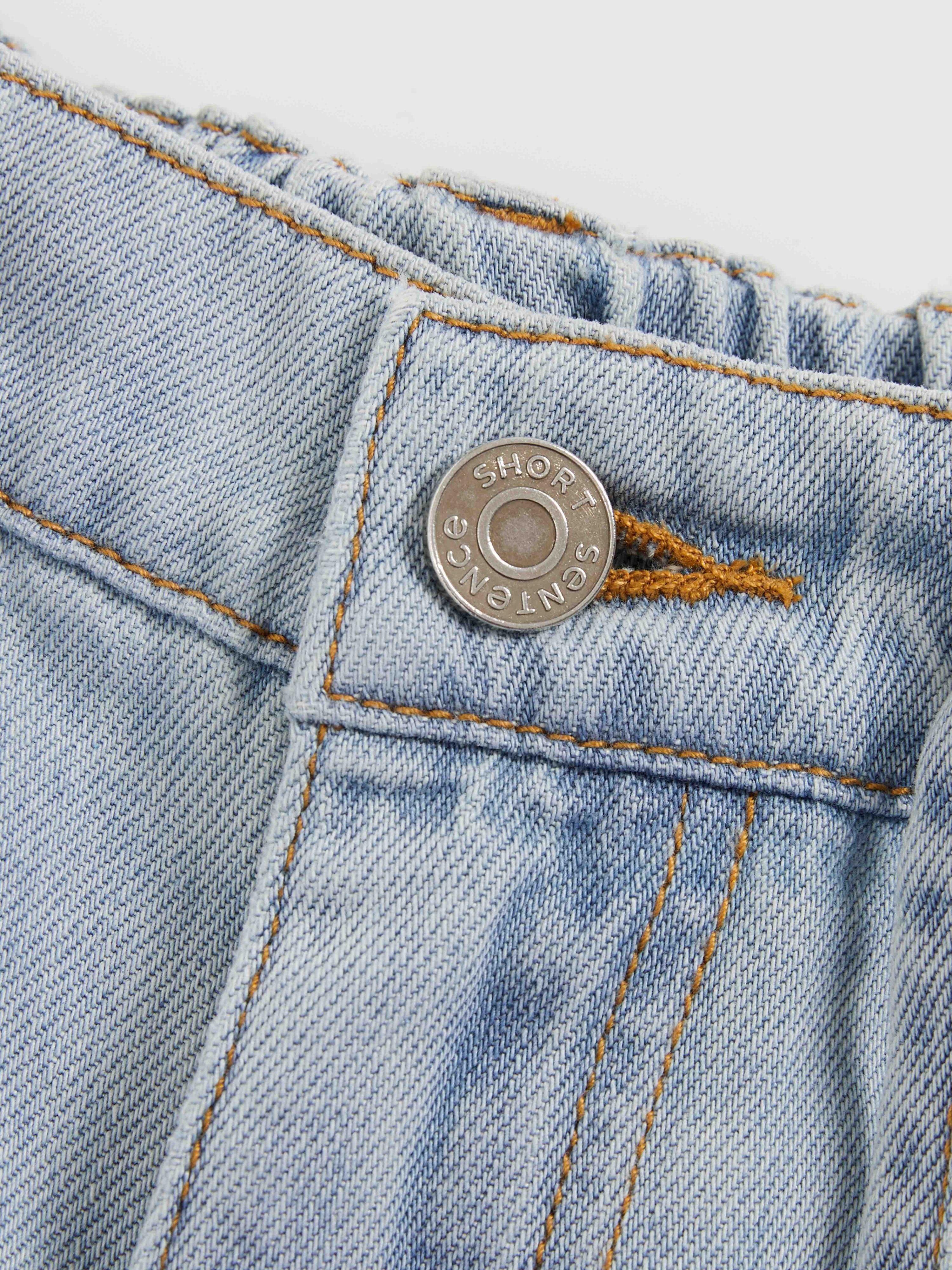 Drawstring Tencel Denim Jeans - 4