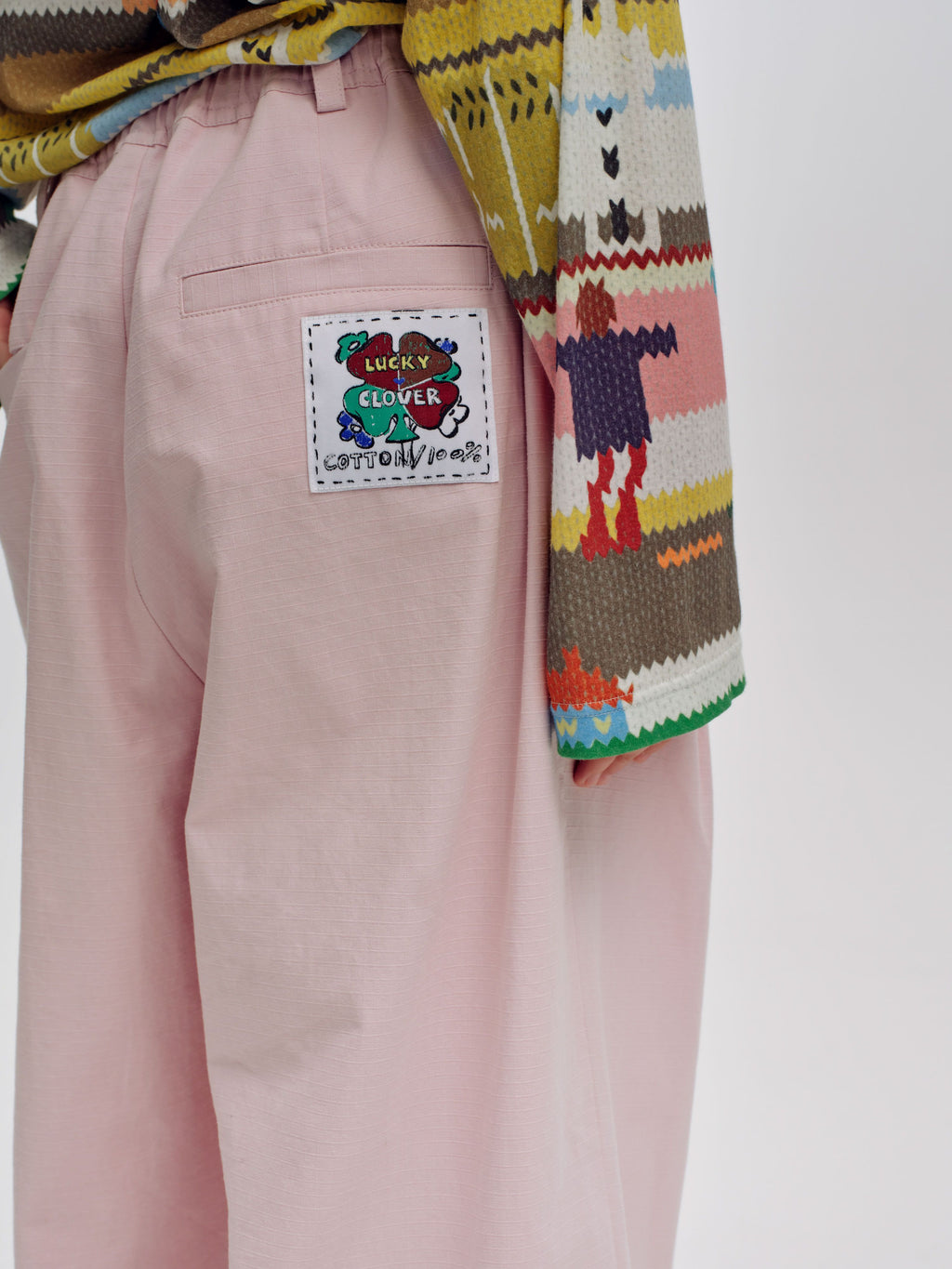 Faux Sweater Print Long Sleeve T-Shirt - 8