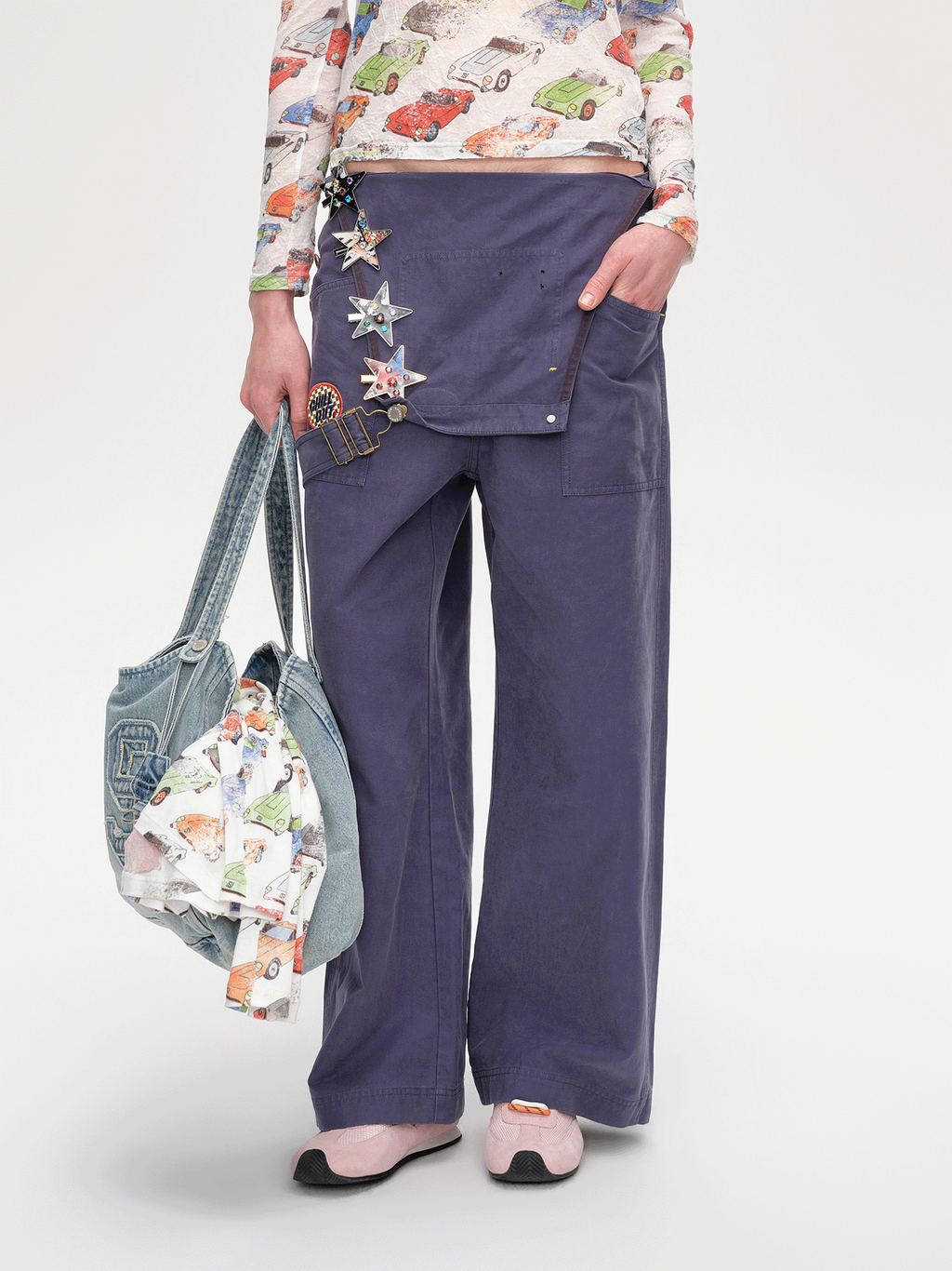 SS‑Logo Denim Bag - 1