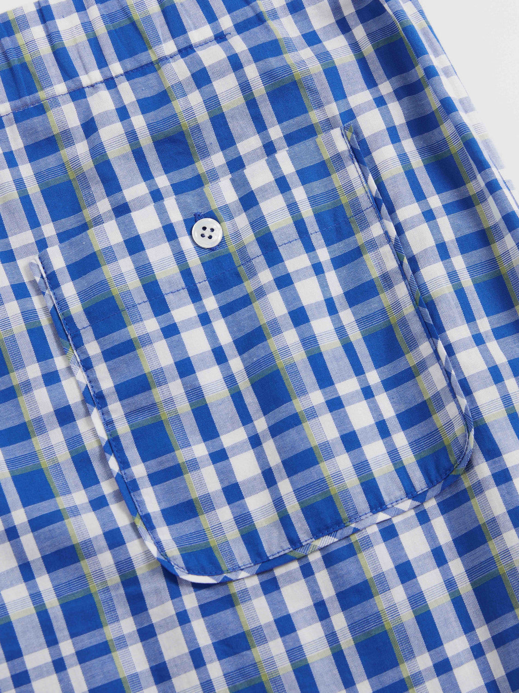 Drawstring Plaid Wide-Leg Trousers - 5