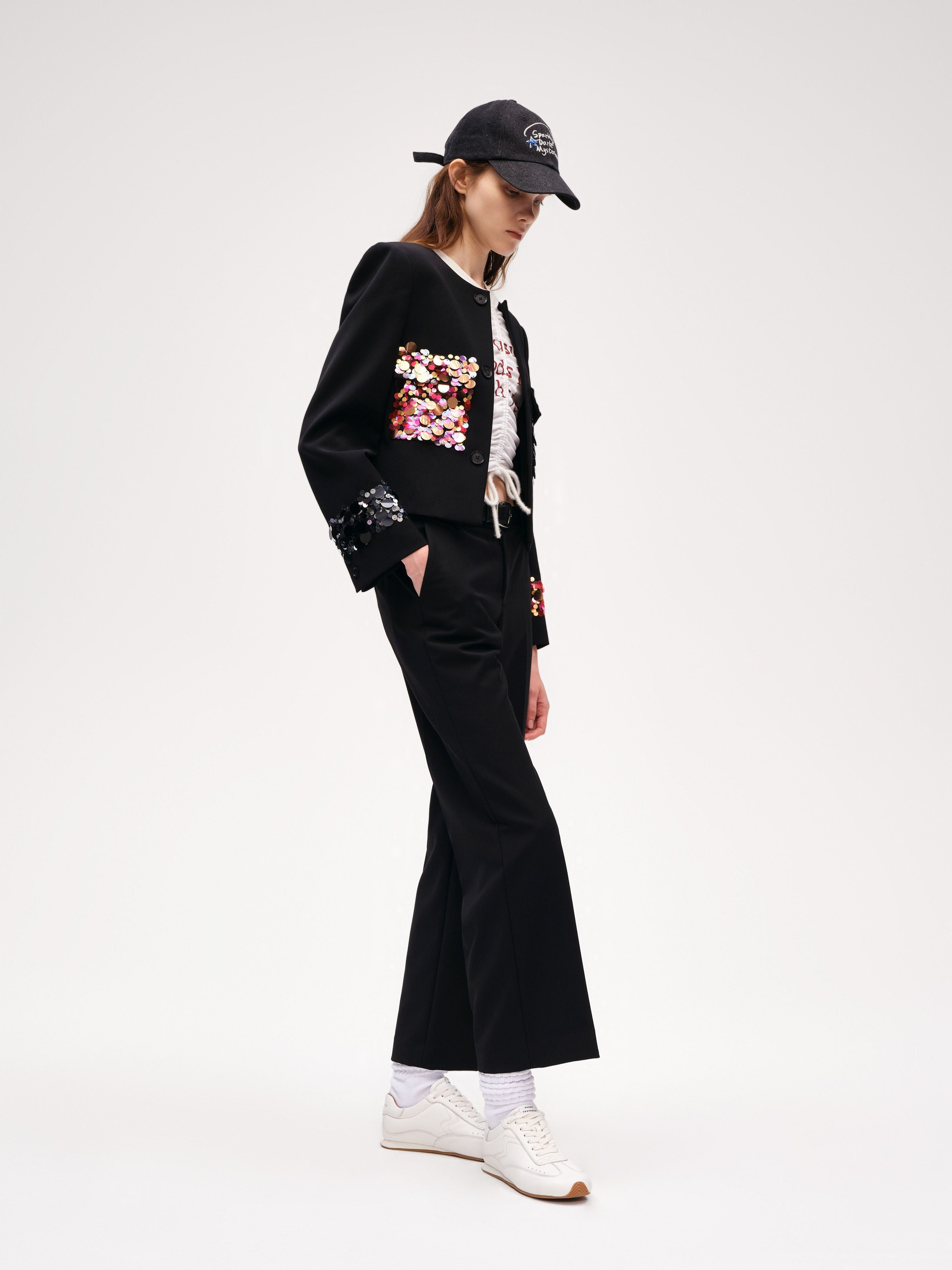 Sequin Short Jacket - 3