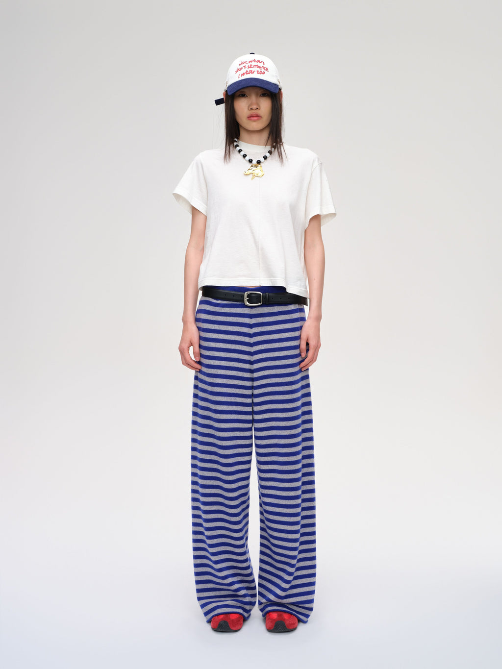 Striped seamless knit pants - 2