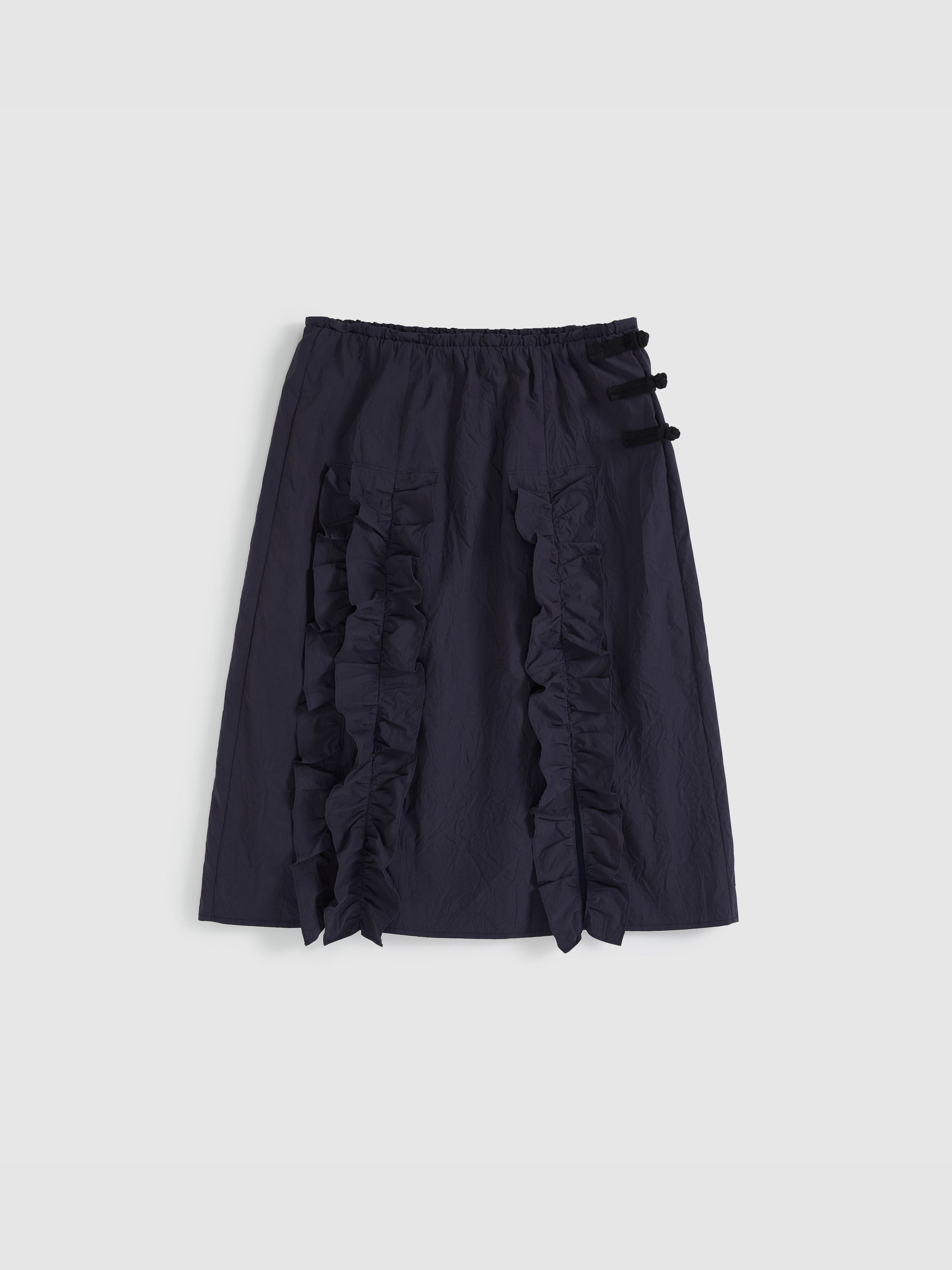 Wrinkled Ruffle Skirt - 6