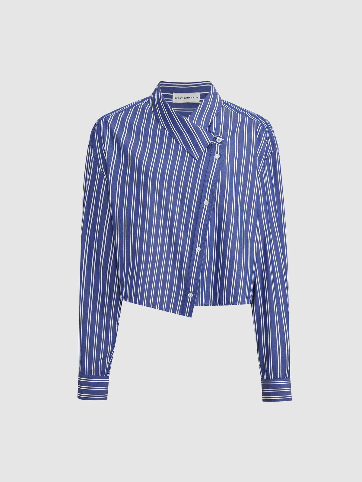 Slanted Striped Shirt - 4