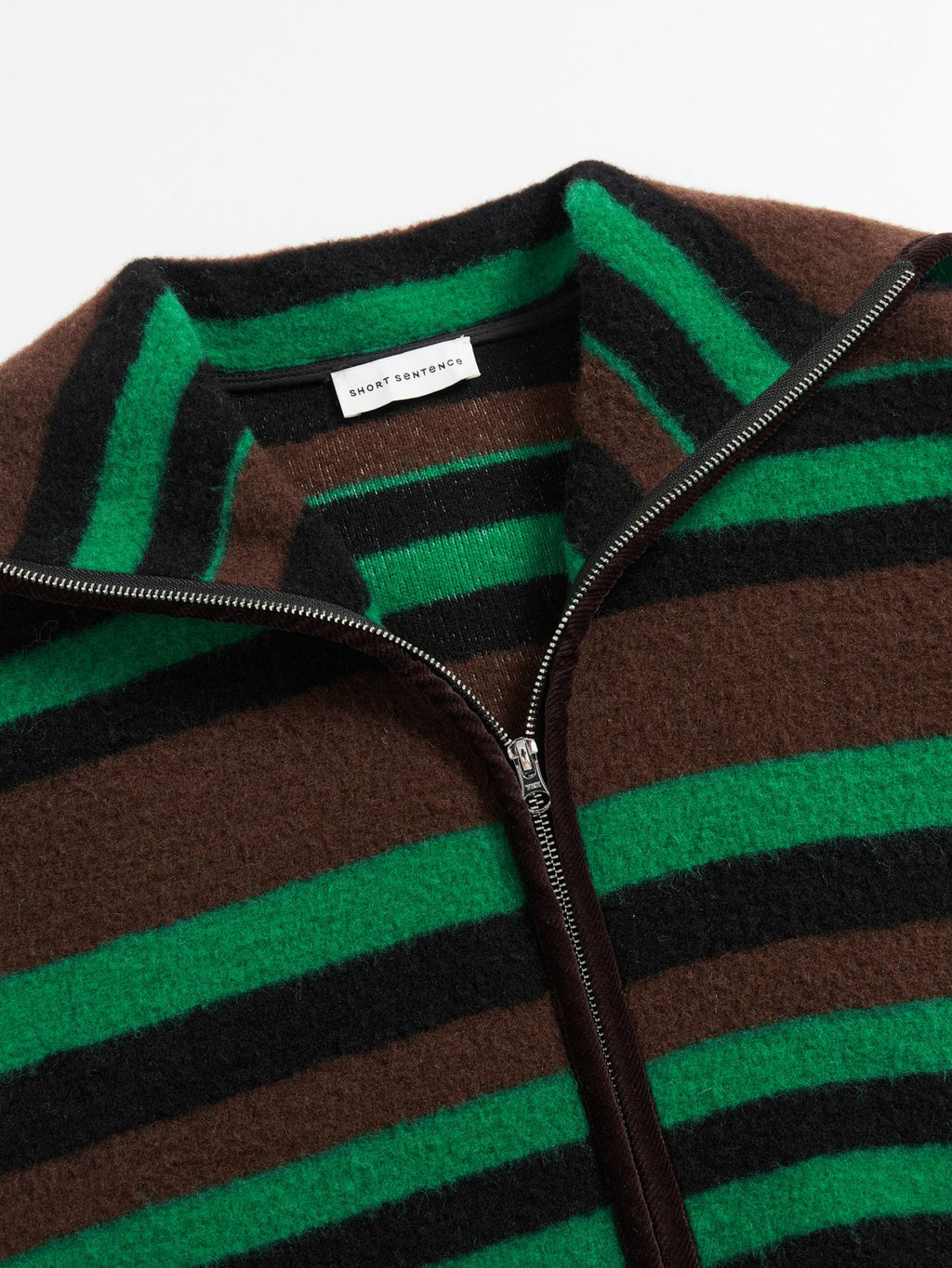 Colorful Striped Lapel Jacket - 3