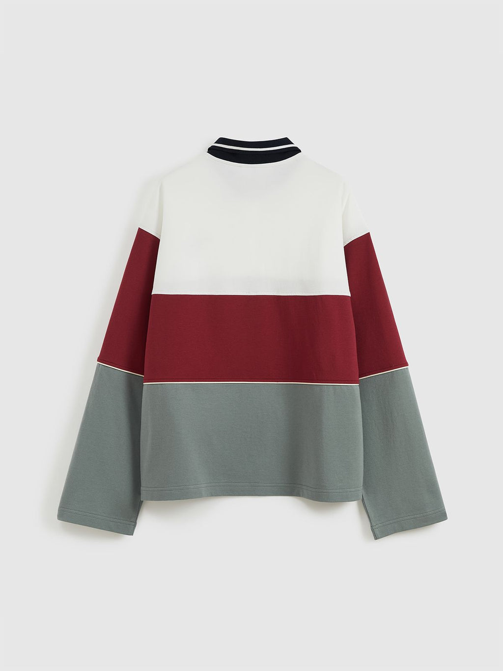 Contrast Color Polo Shirt - 9