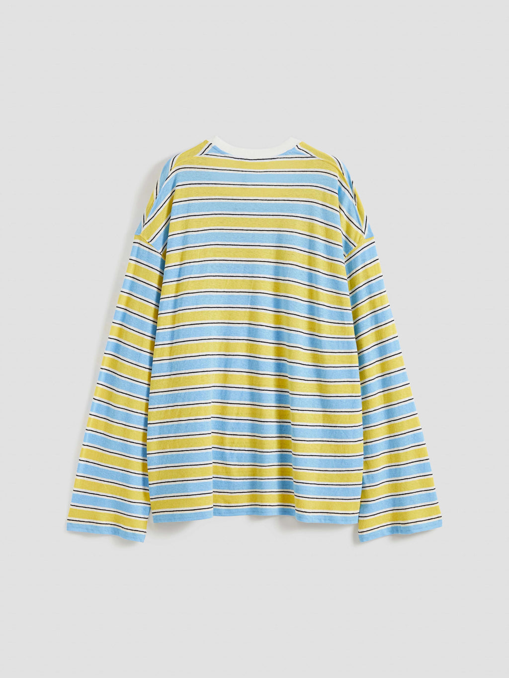Cotton Linen Stripe Tee - 8