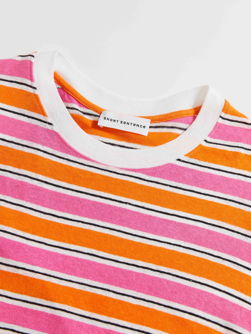Cotton Linen Stripe Tee - 5