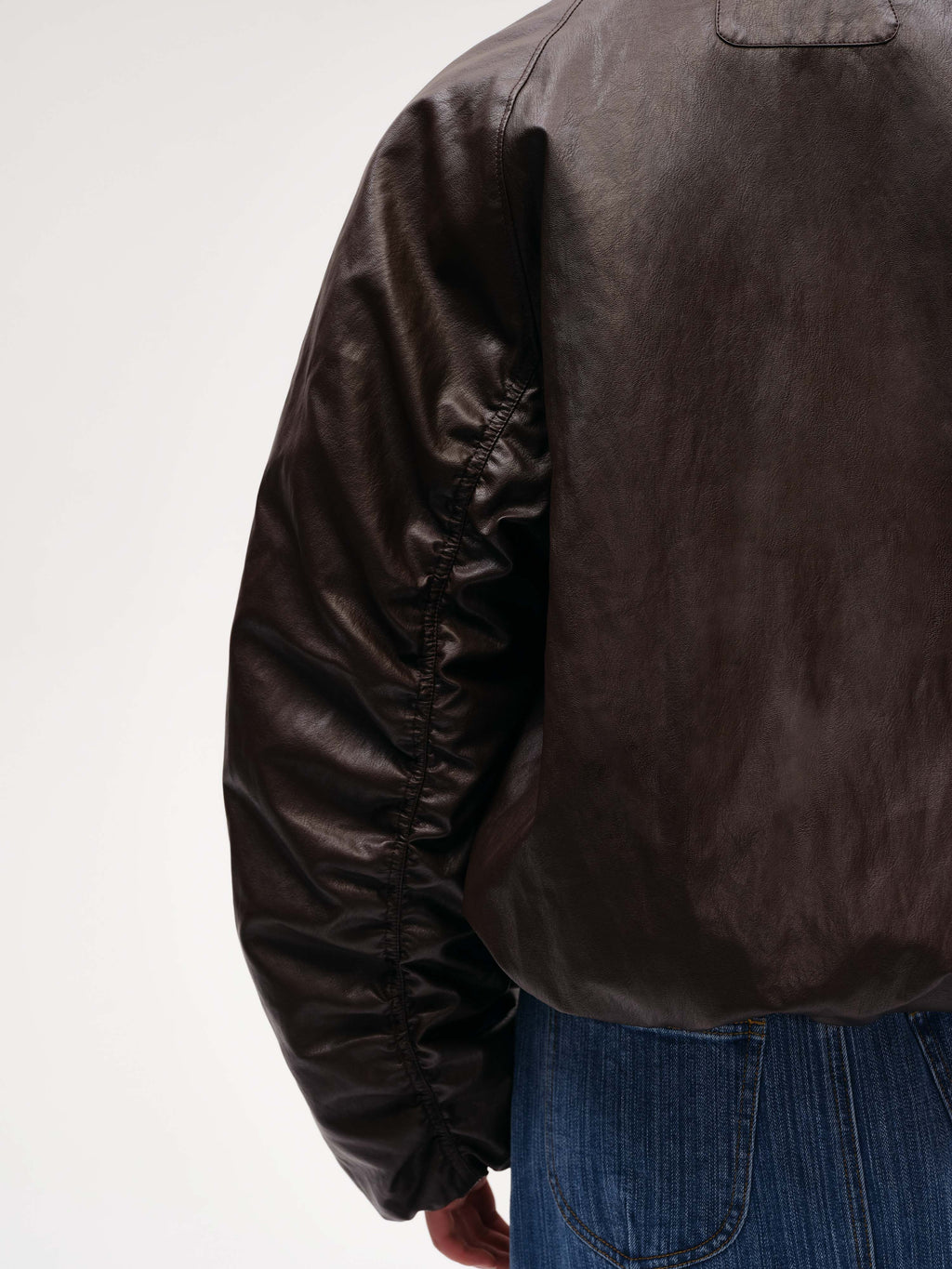 Leather Padded Jacket - 5