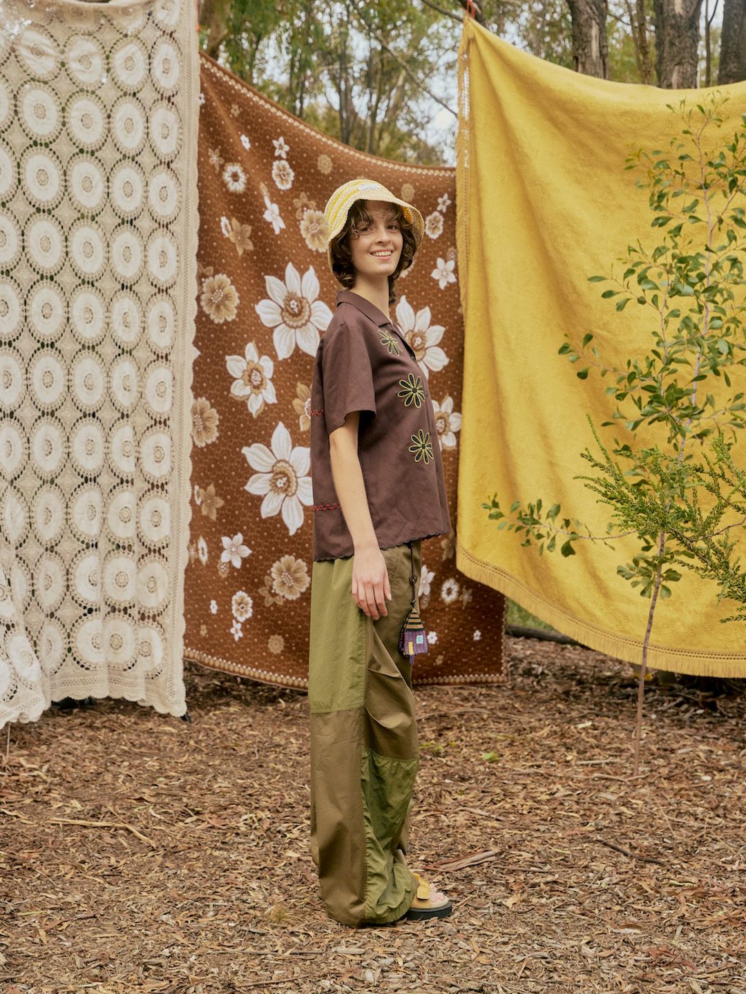 Cargo Patchwork Casual Trousers - 2