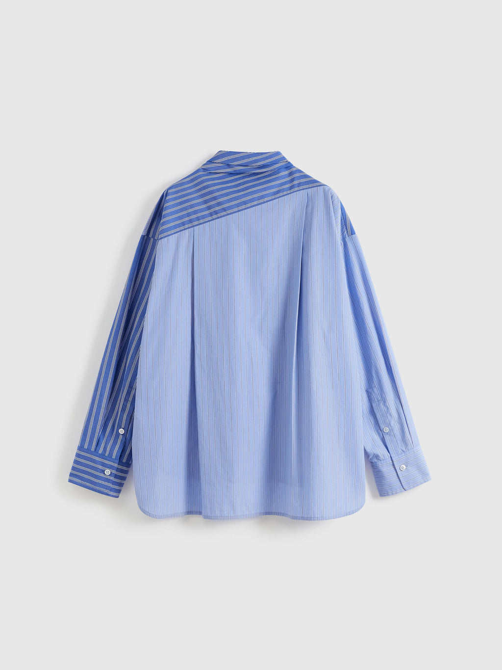 Tie‑Neck Colorblock Shirt - 9