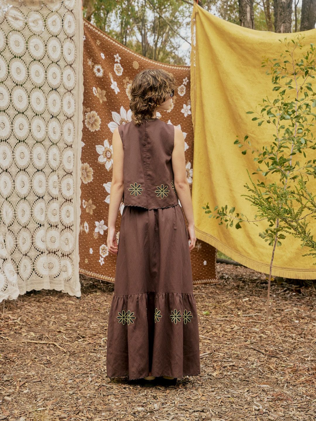 Floral Appliqué A-line Top - 3