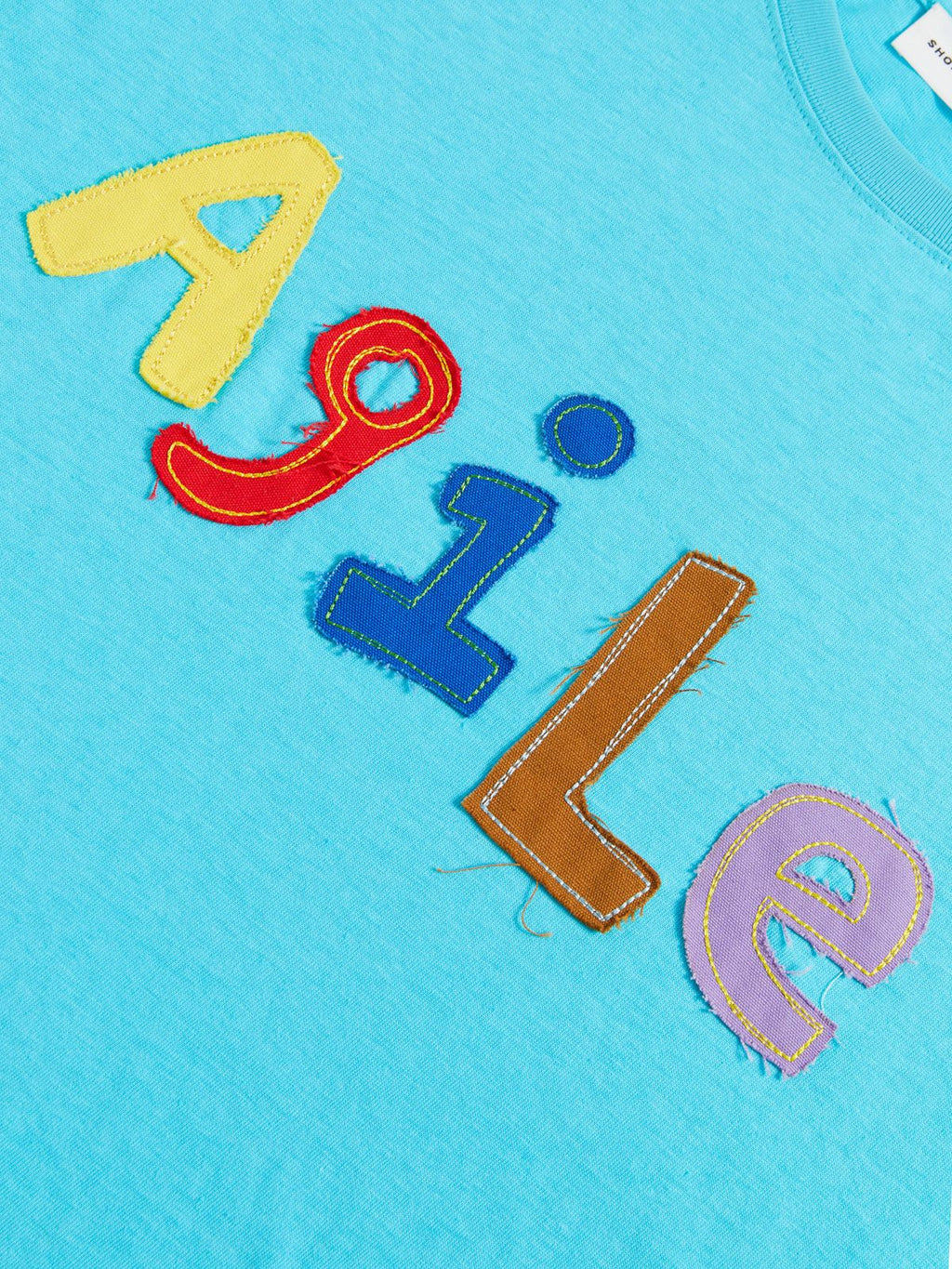 Alphabet Applique Long Sleeve Tee - 4