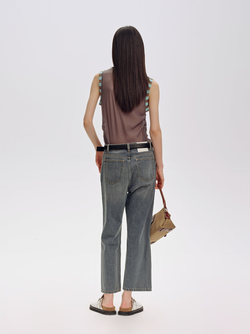Colorblock Gathered Tank Top - 3