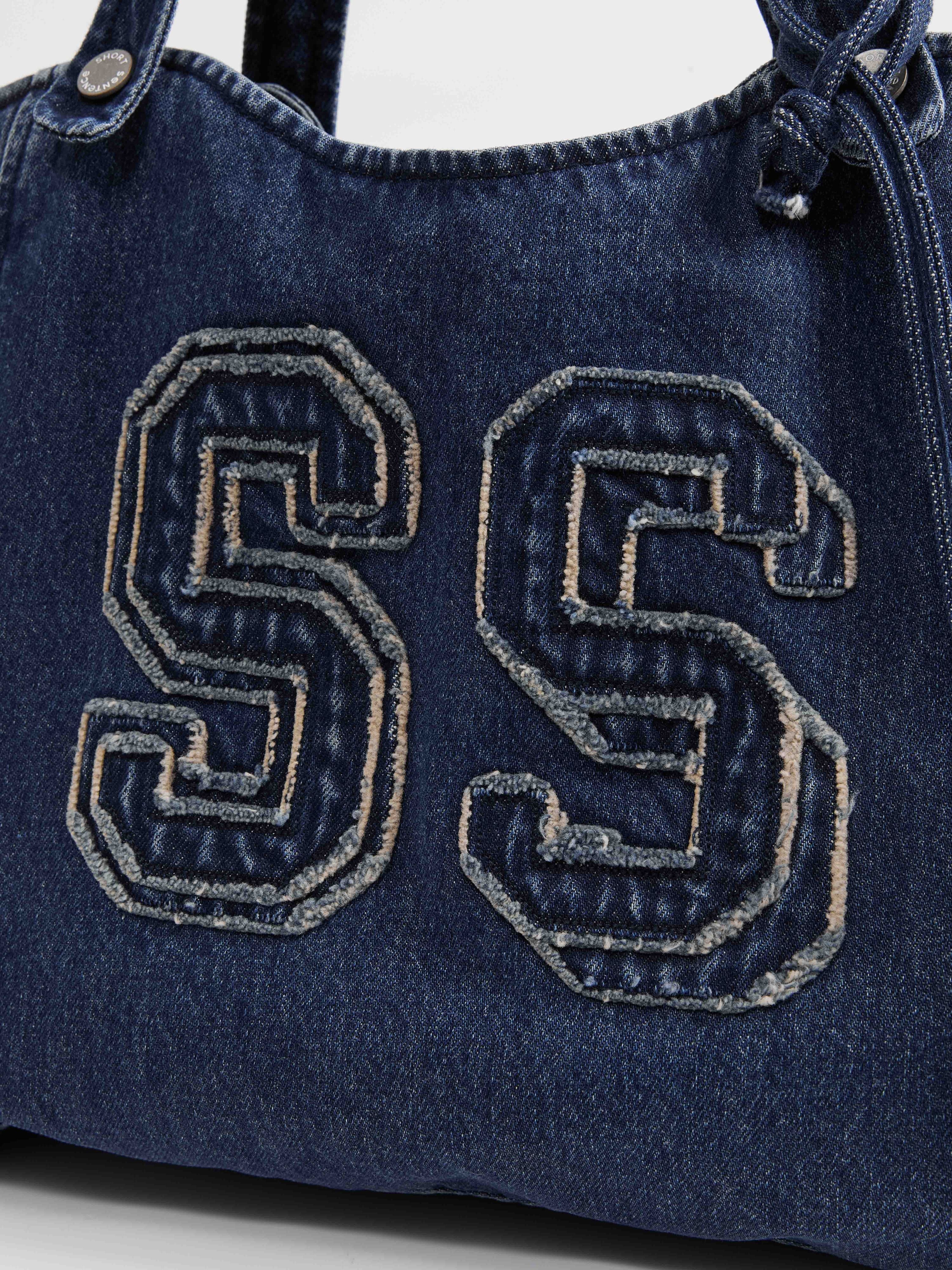 SS‑Logo Denim Bag - 4