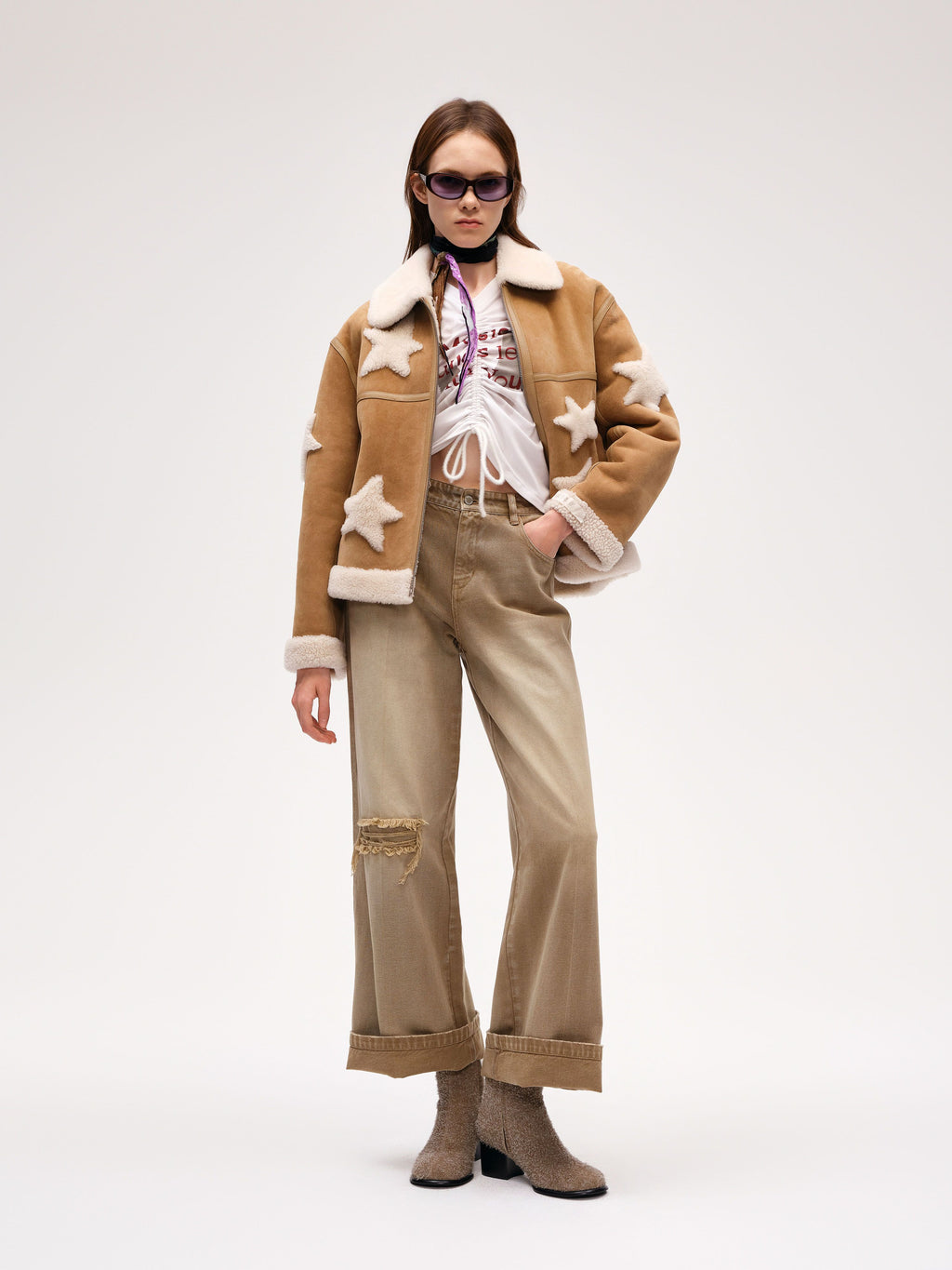 Star Shearling Jacket - 1