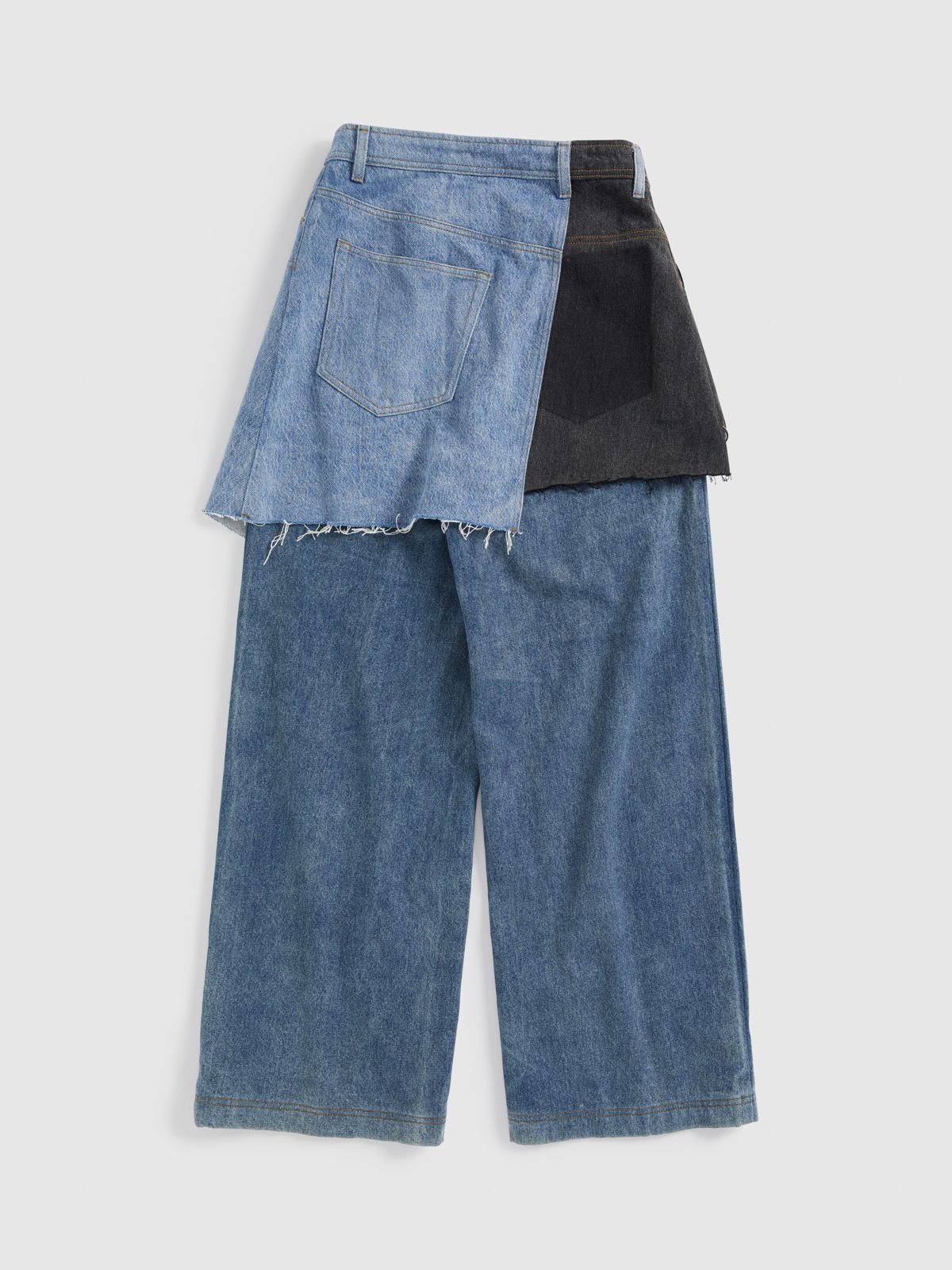 Deconstructed Denim Culottes - 8