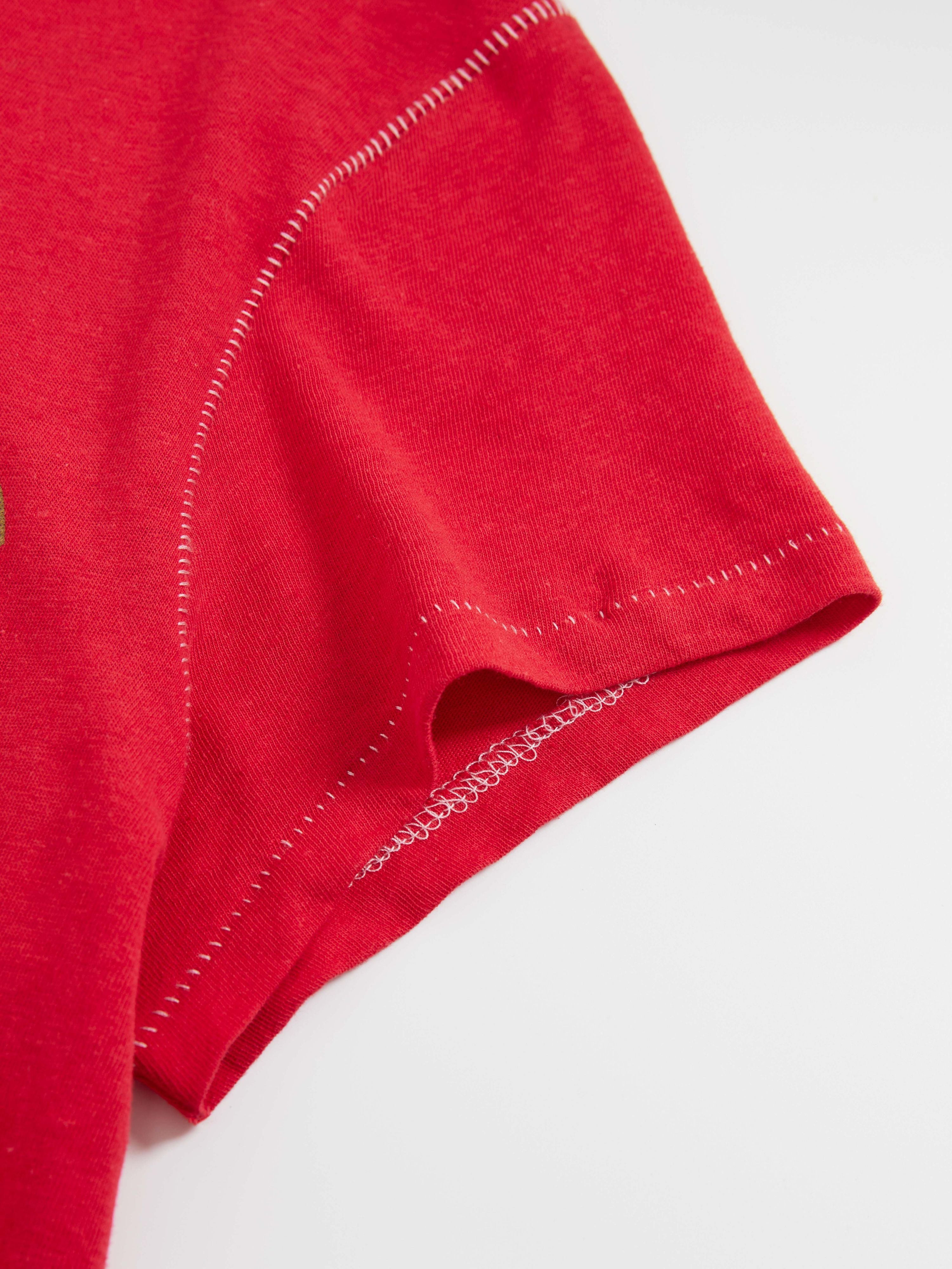 Slogan Print Slim Fit T‑shirt - 7