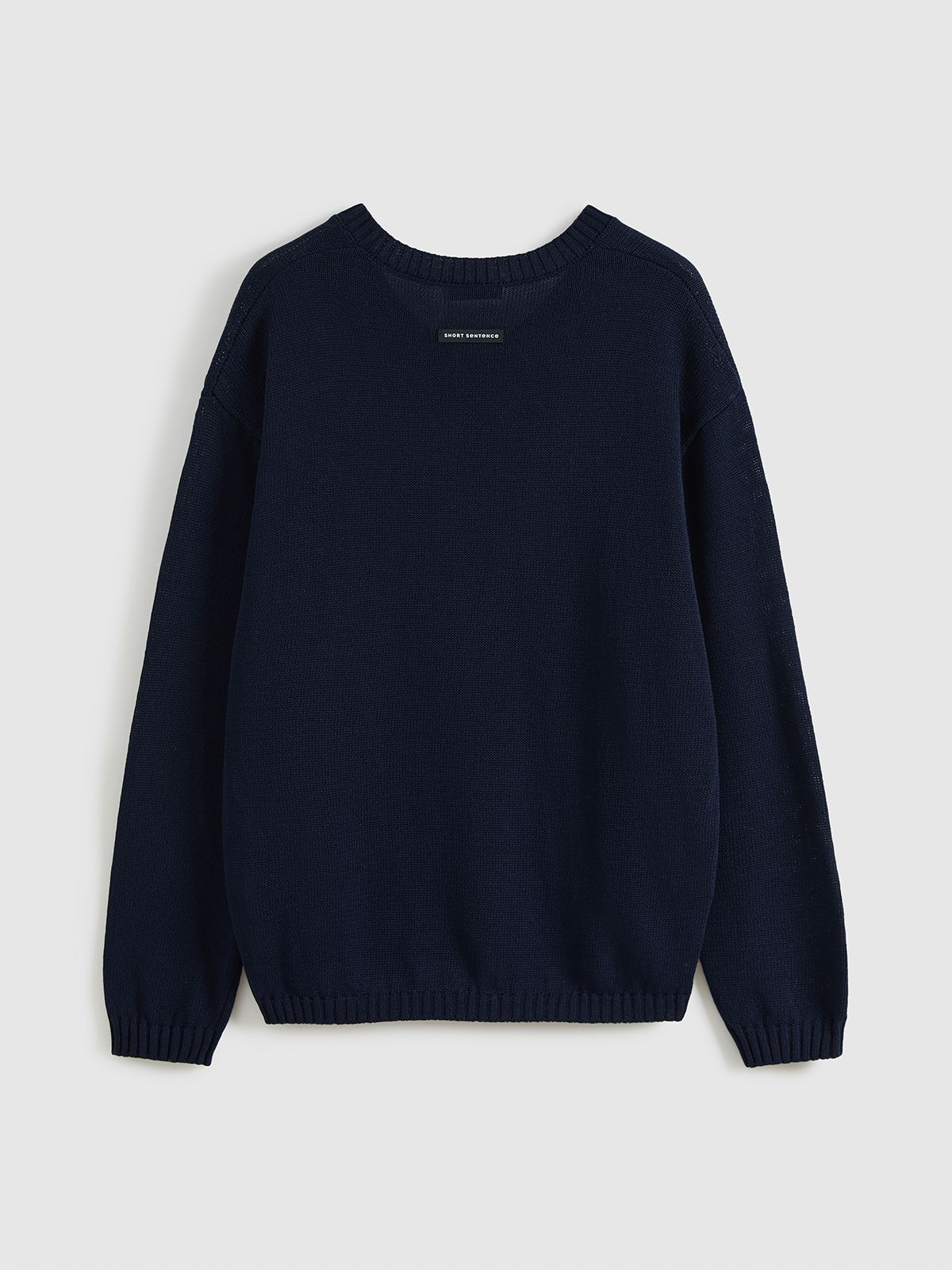 Crochet Car V‑Neck Sweater - 8