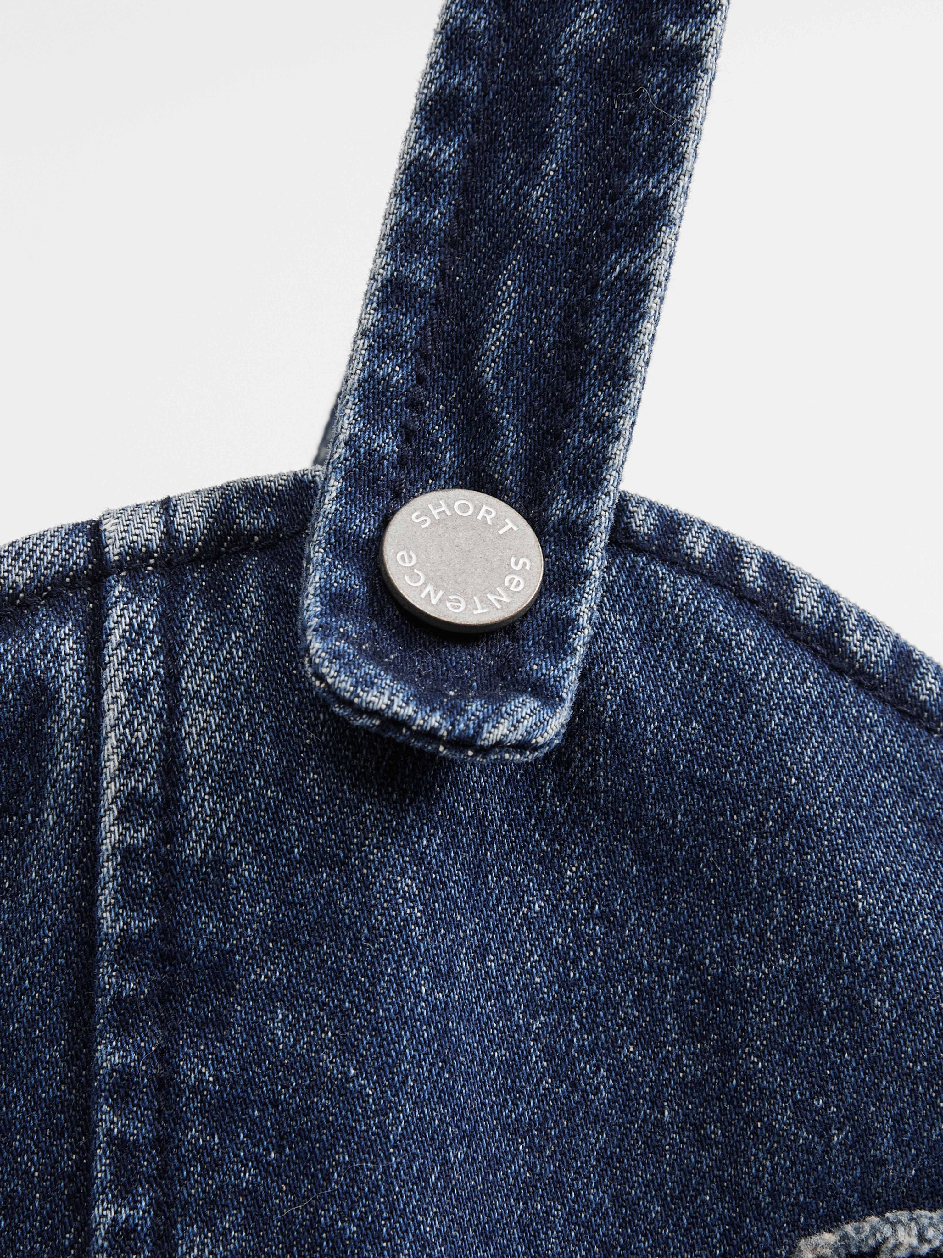 SS‑Logo Denim Bag - 7