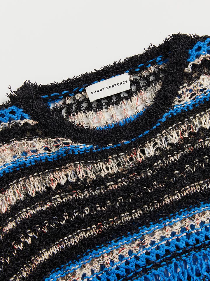 Loose Multicolor Long-Sleeve Sweater - 5