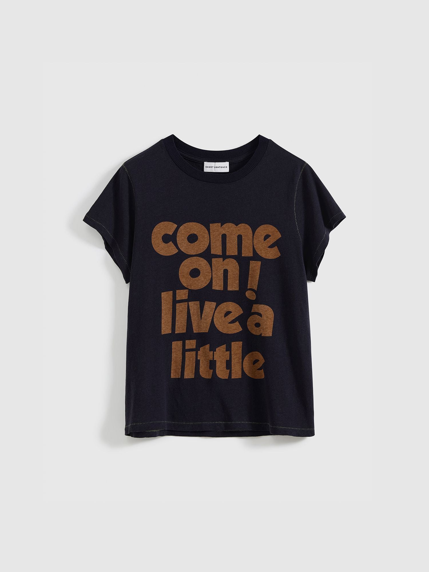 Slogan Print Slim Fit T‑shirt - 8