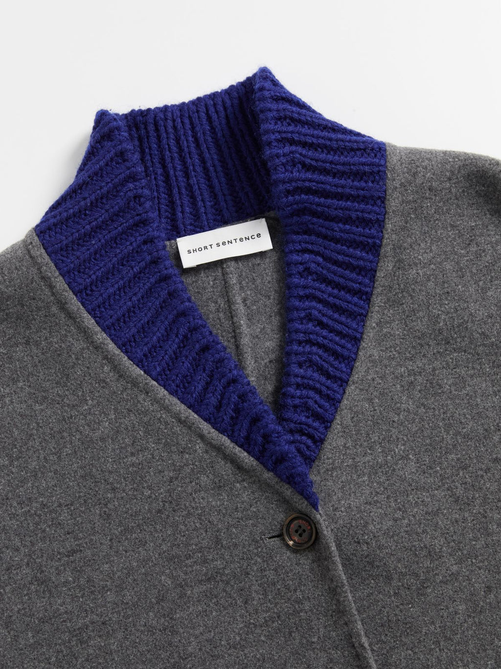 Knitted Lapel Double-Face Coat - 7