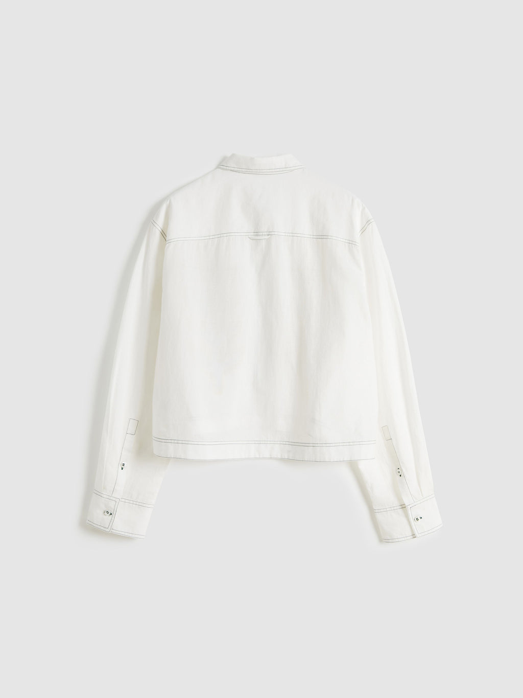 Appliqué Cropped Blouse - 8