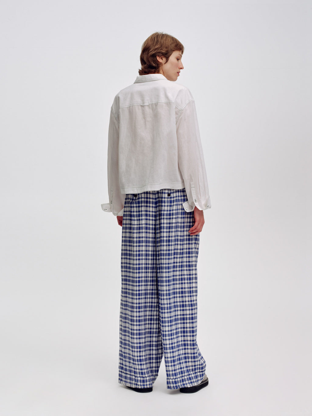Appliqué Cropped Blouse - 3