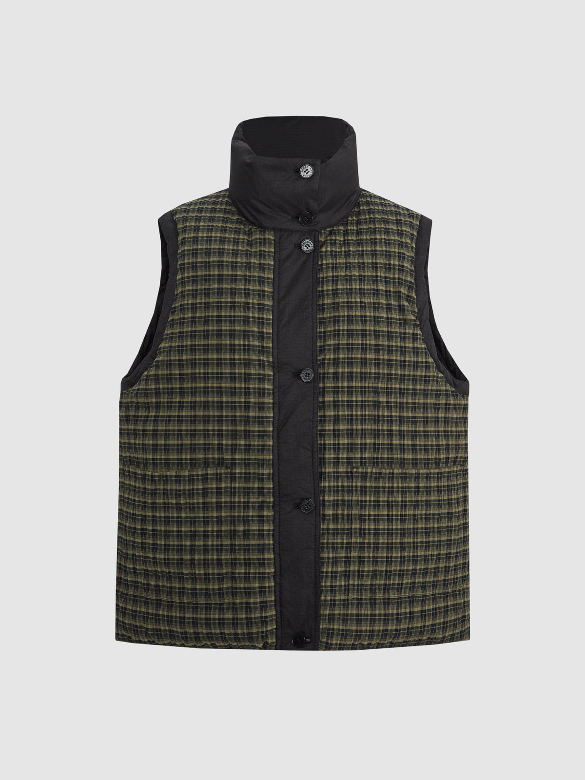 Reversible A-Line Down Vest - 9