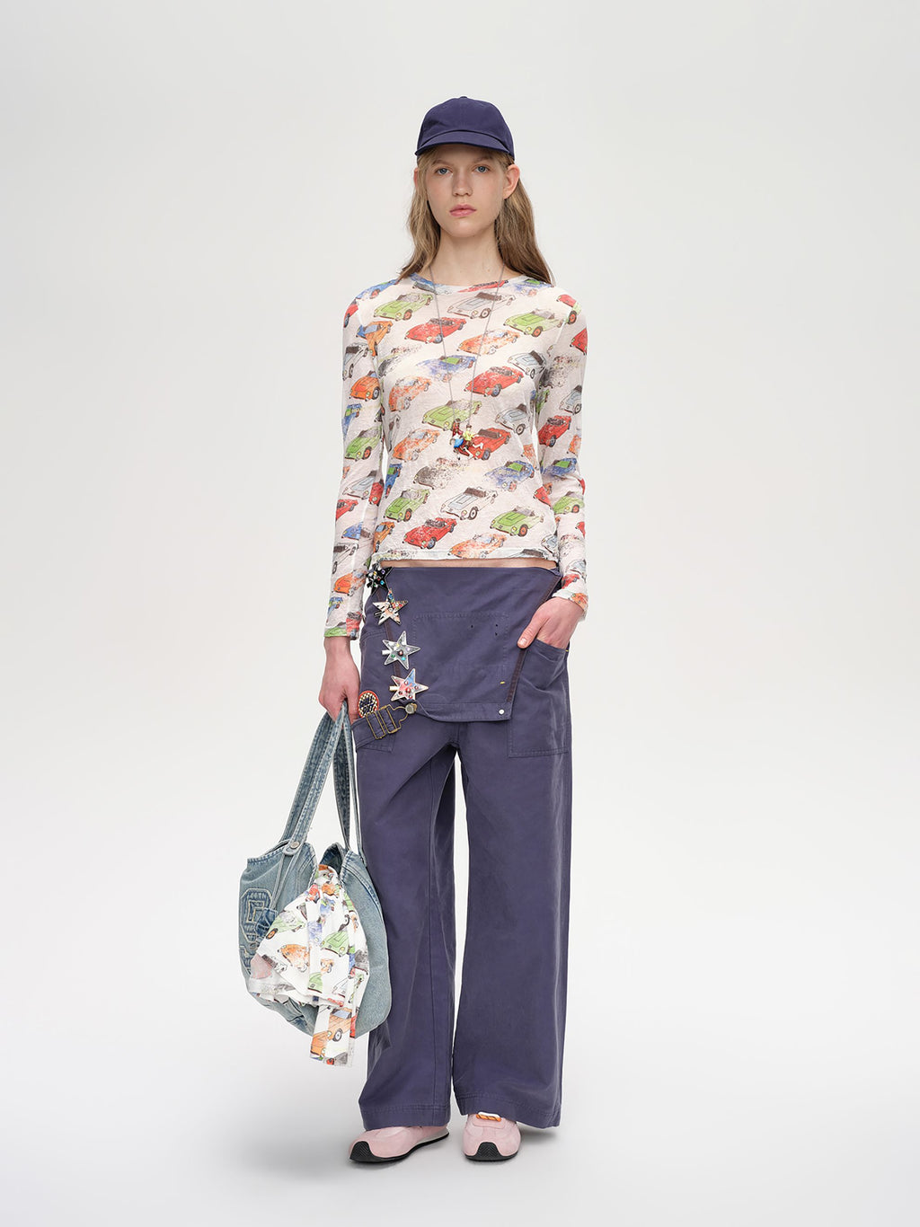 SS‑Logo Denim Bag - 2