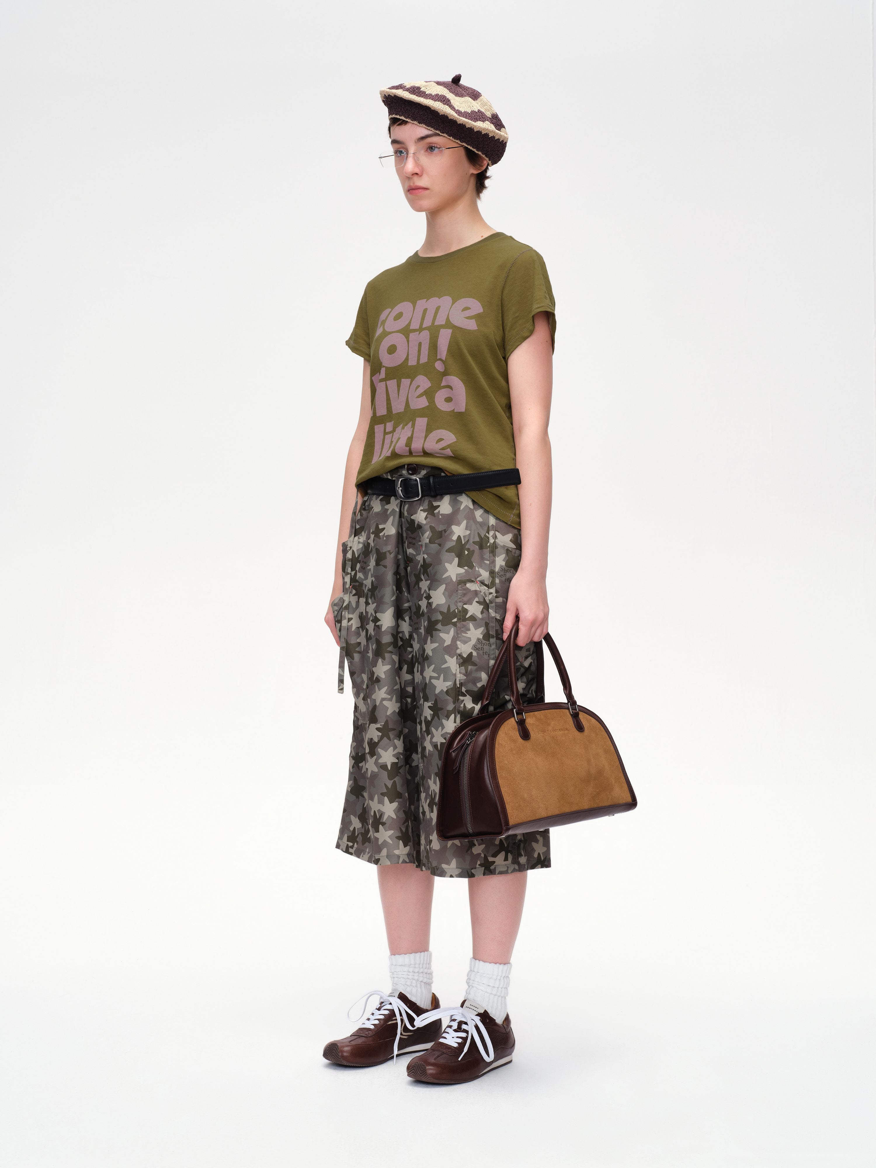 Slogan Print Slim Fit T‑shirt - 3