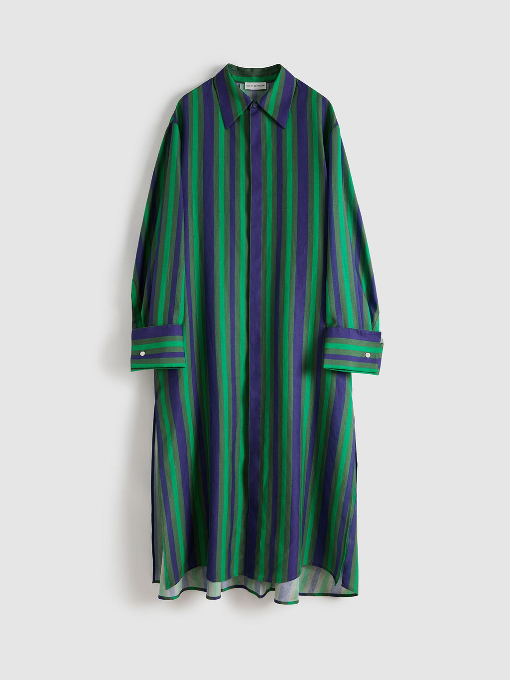 Oversized Silk-Blend Maxi Dress - 6
