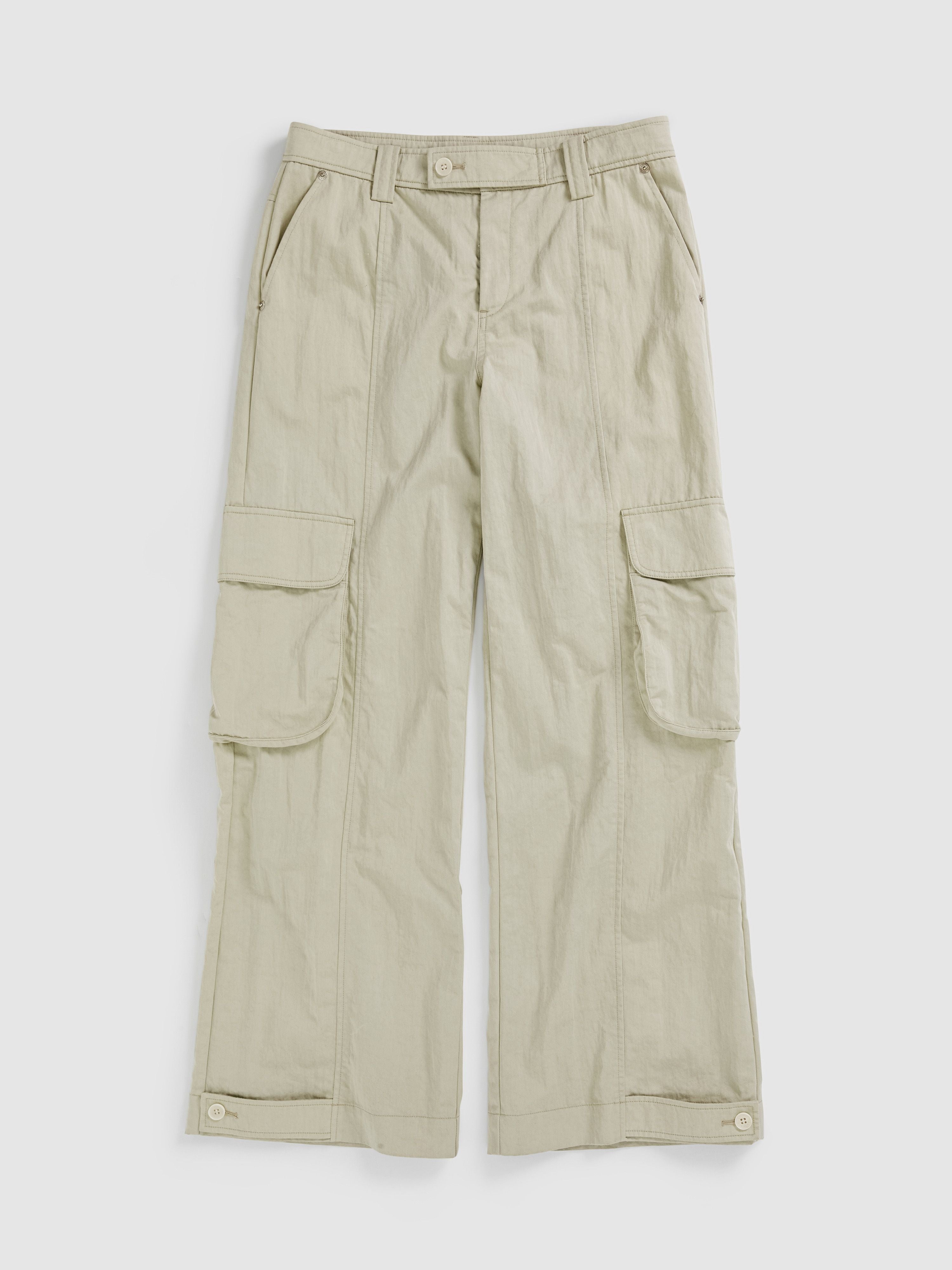 Distressed Washed Cargo Trousers - 7