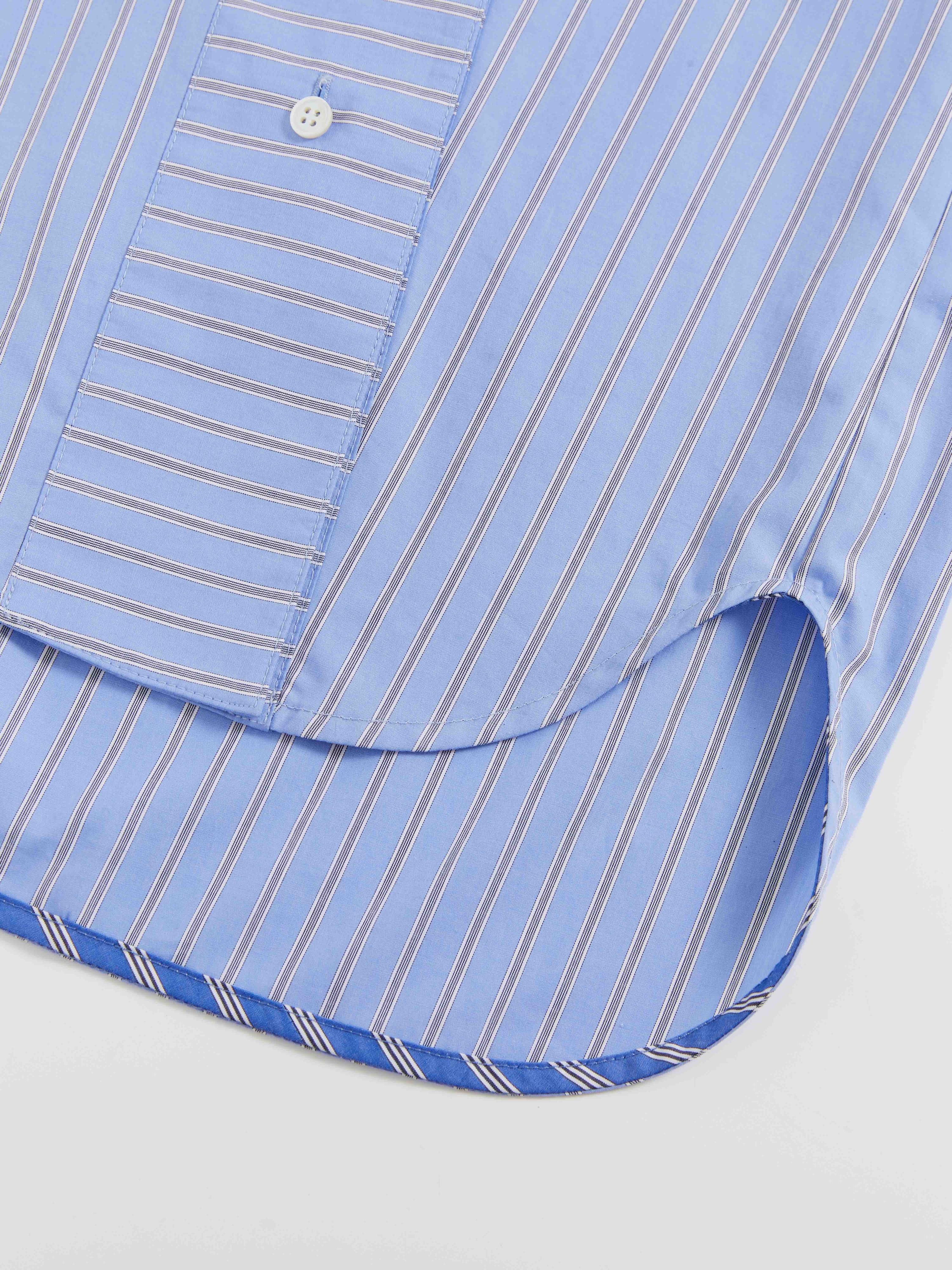 Tie‑Neck Colorblock Shirt - 6