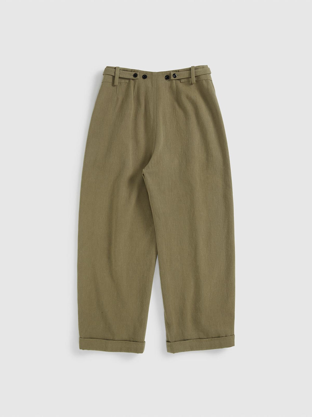 Cuffed Pleat Trousers - 8